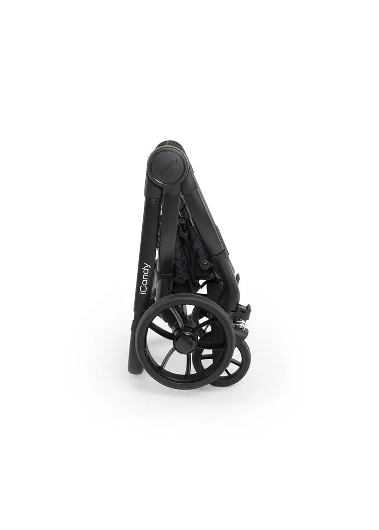 iCandy Peach 7 Twin Travel System (Cocoon) Bundle - Jet / Black Edition
