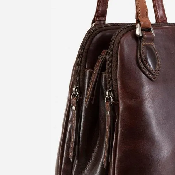 Jekyll & Hide Oxford Leather Handbags Tobacco