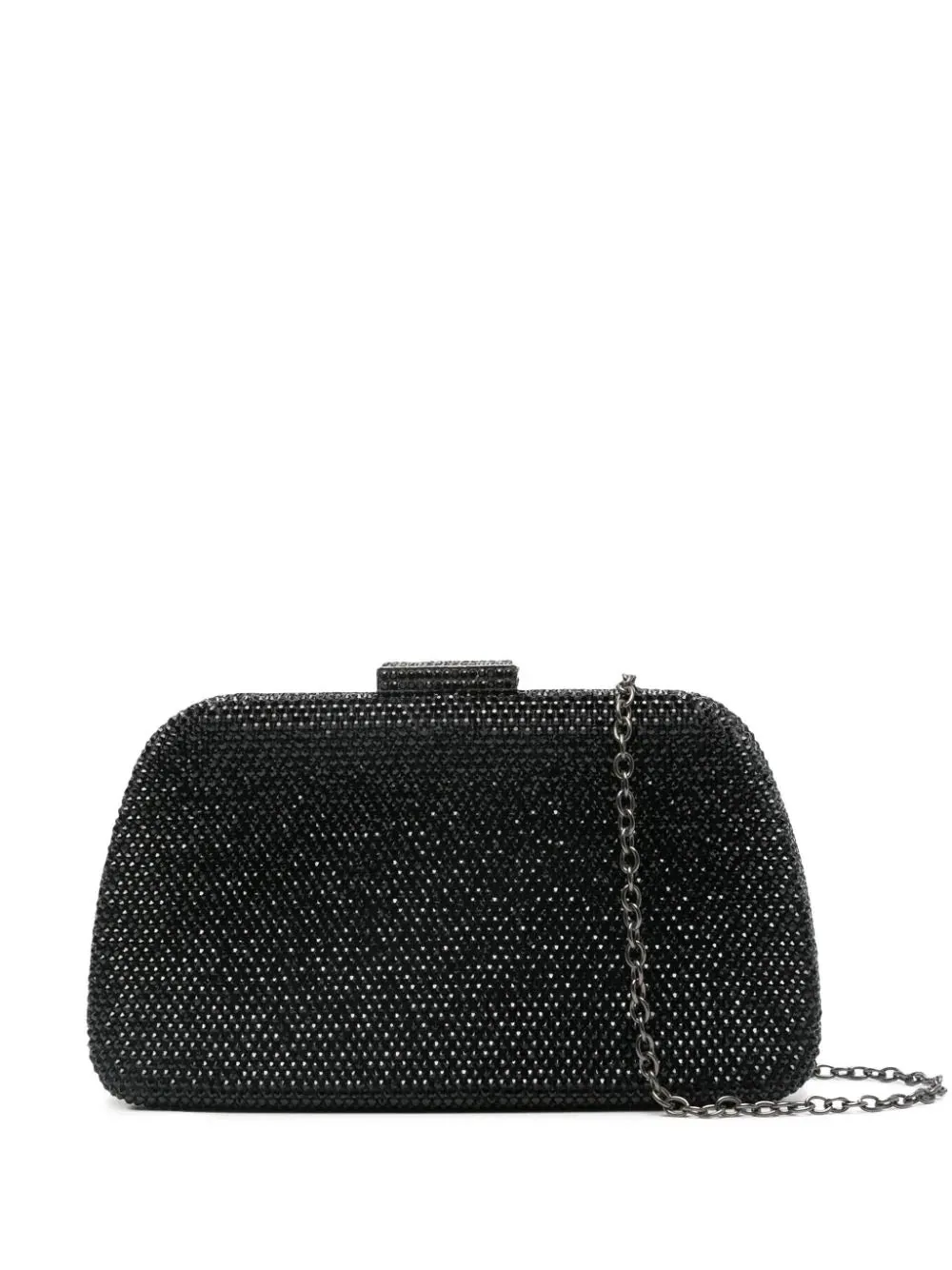 JOSEPHINE CRYSTAL EMBELLISHED BAG - BLACK JET