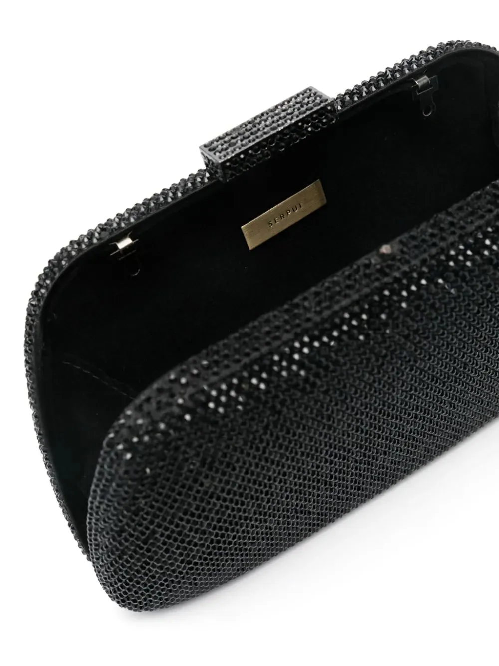 JOSEPHINE CRYSTAL EMBELLISHED BAG - BLACK JET