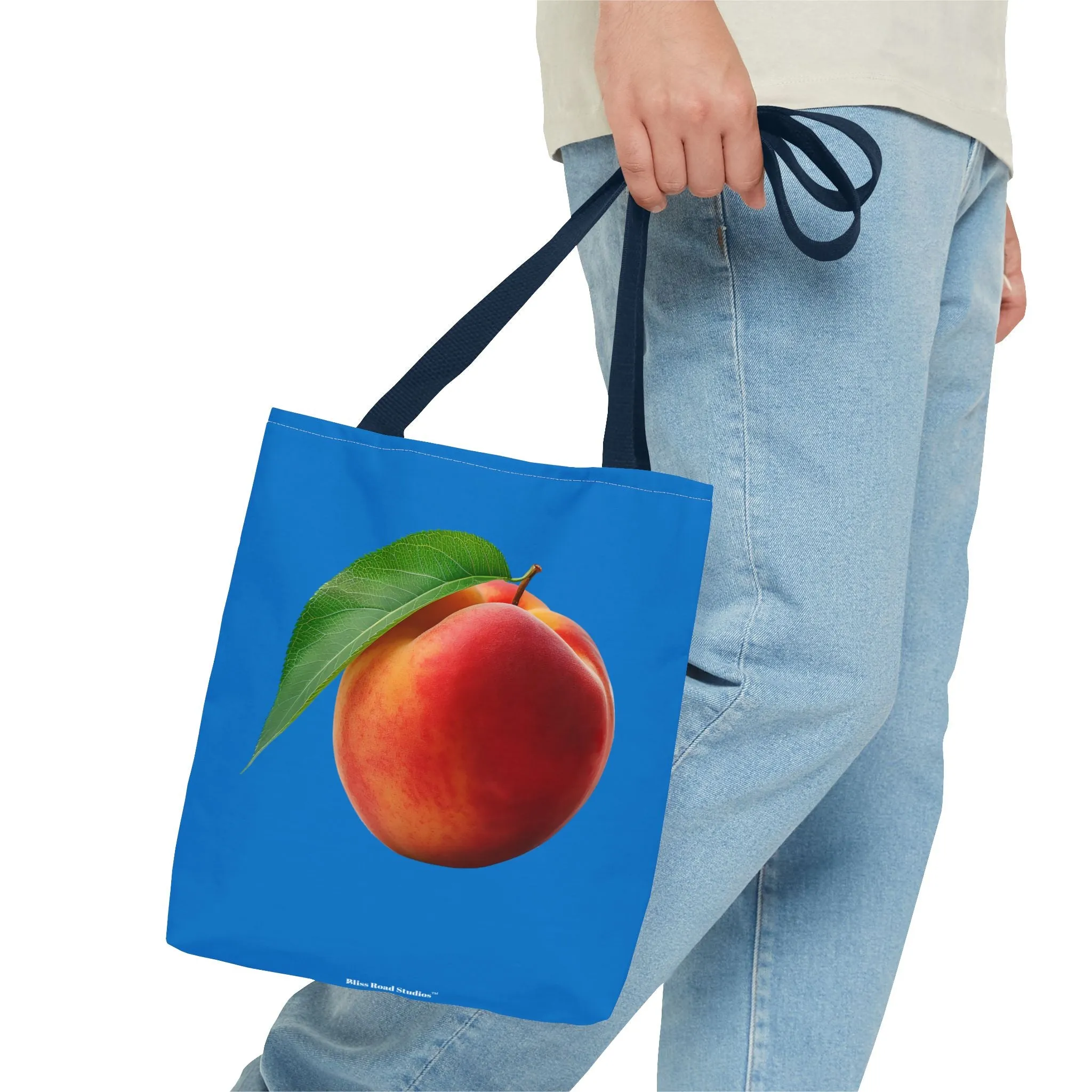 Juicy Gems Tote Bag - Celebrate Juicy Fruits with our Strawberry and Peach Tote! Available in 3 sizes.