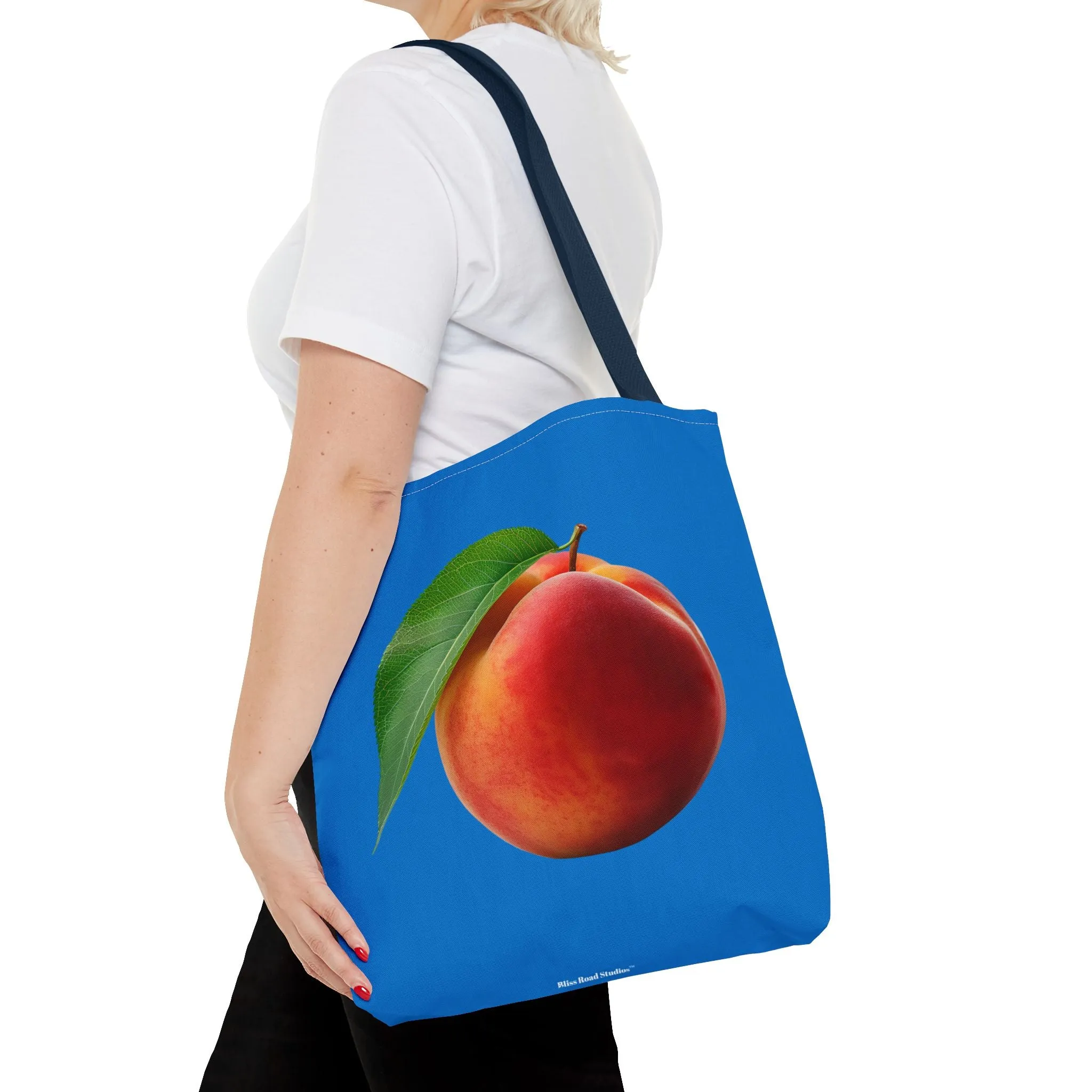 Juicy Gems Tote Bag - Celebrate Juicy Fruits with our Strawberry and Peach Tote! Available in 3 sizes.