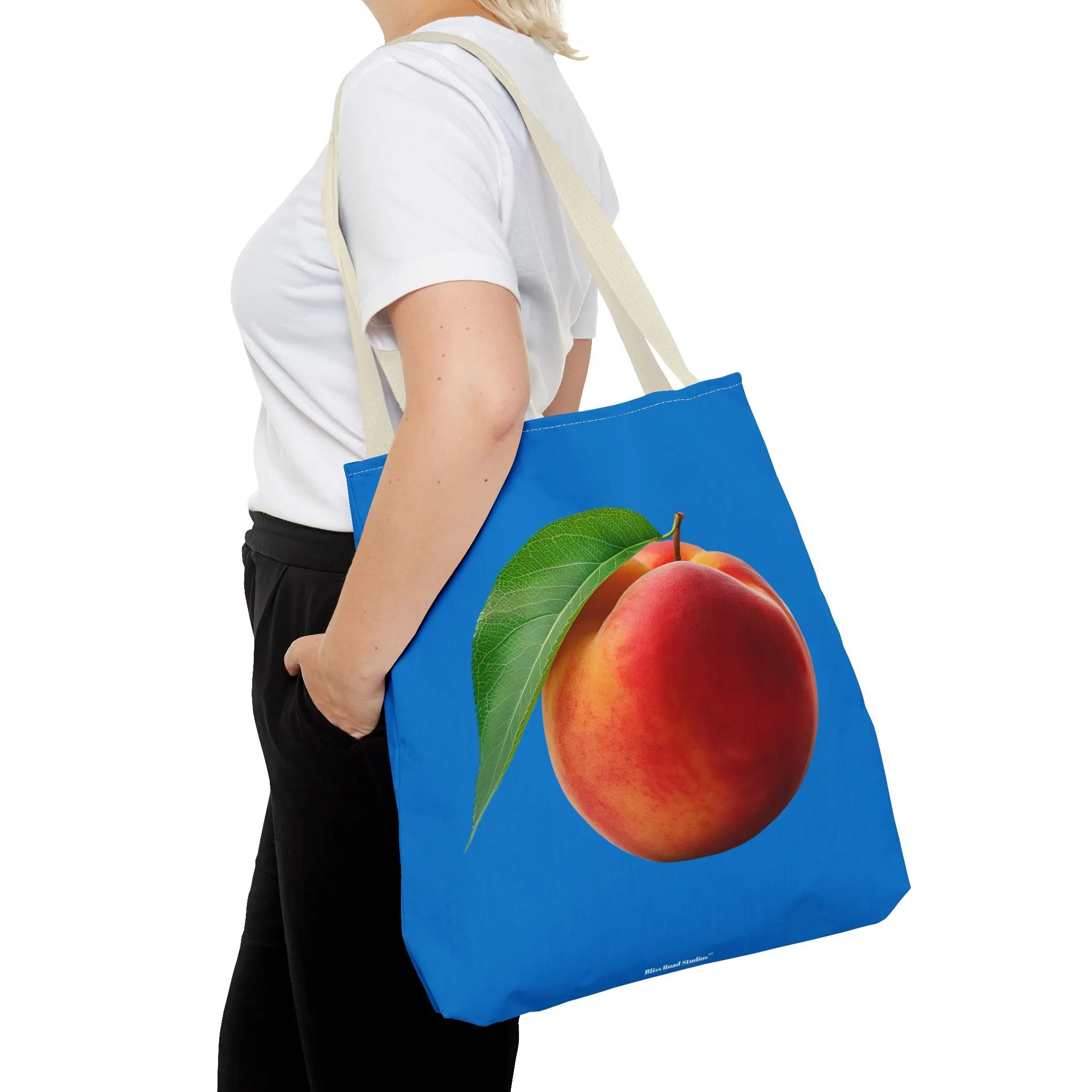 Juicy Gems Tote Bag - Celebrate Juicy Fruits with our Strawberry and Peach Tote! Available in 3 sizes.