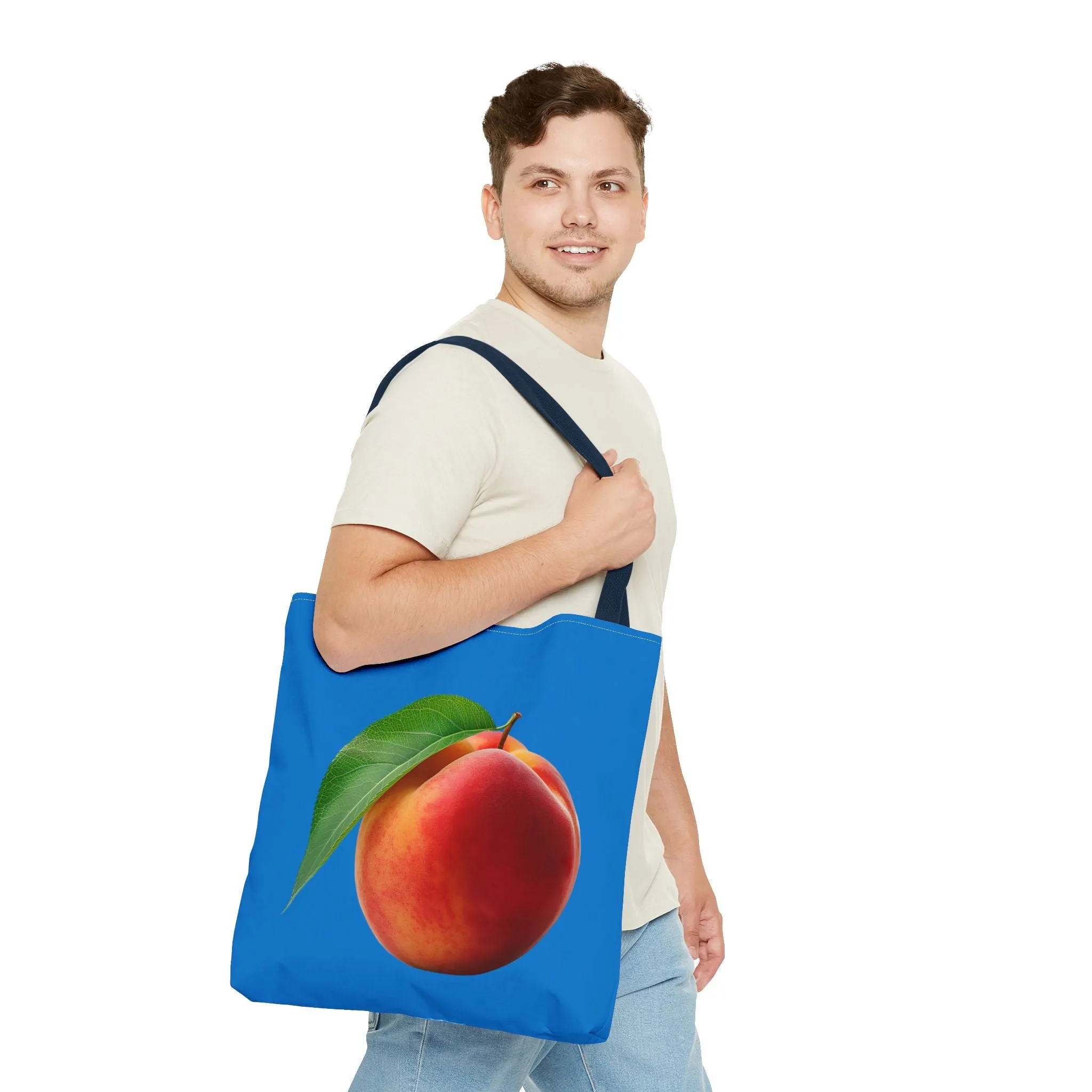 Juicy Gems Tote Bag - Celebrate Juicy Fruits with our Strawberry and Peach Tote! Available in 3 sizes.