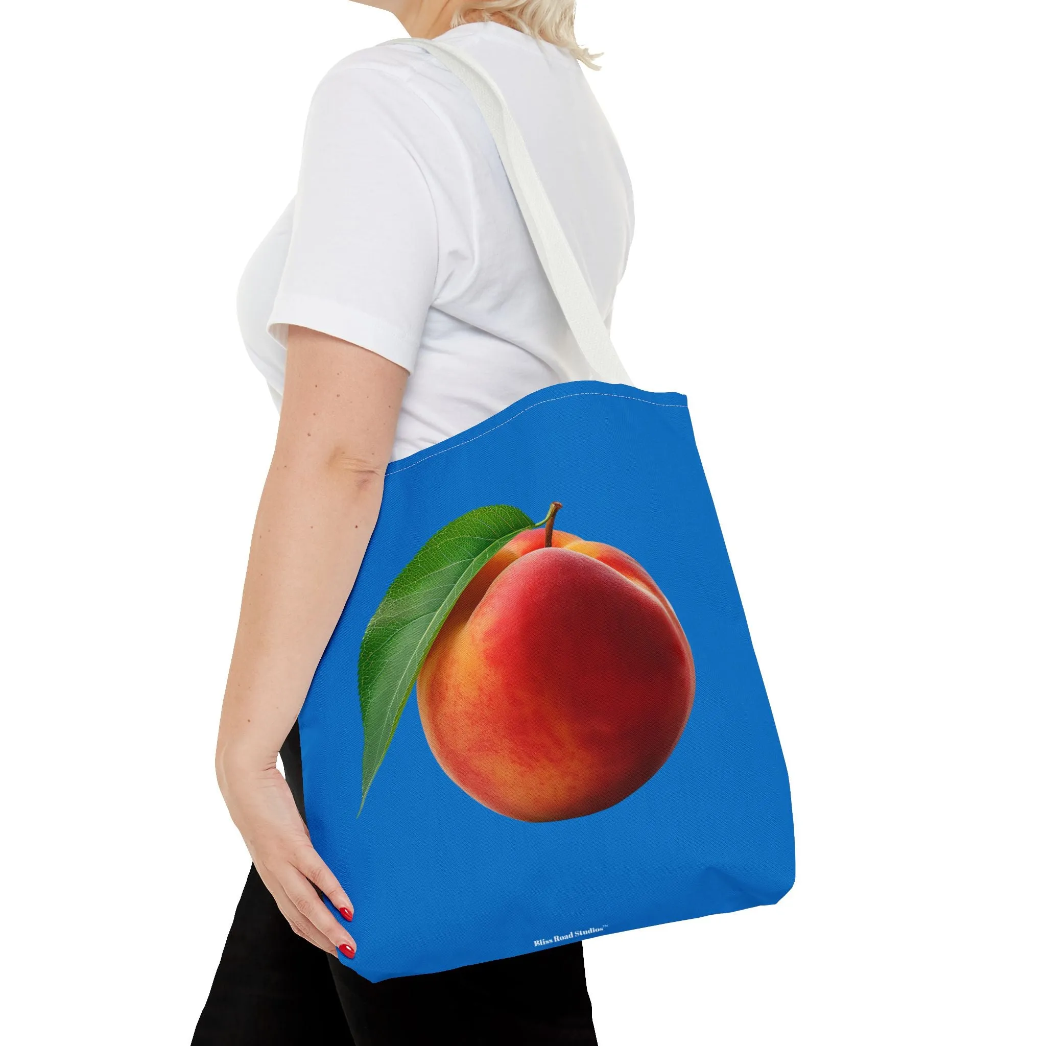 Juicy Gems Tote Bag - Celebrate Juicy Fruits with our Strawberry and Peach Tote! Available in 3 sizes.