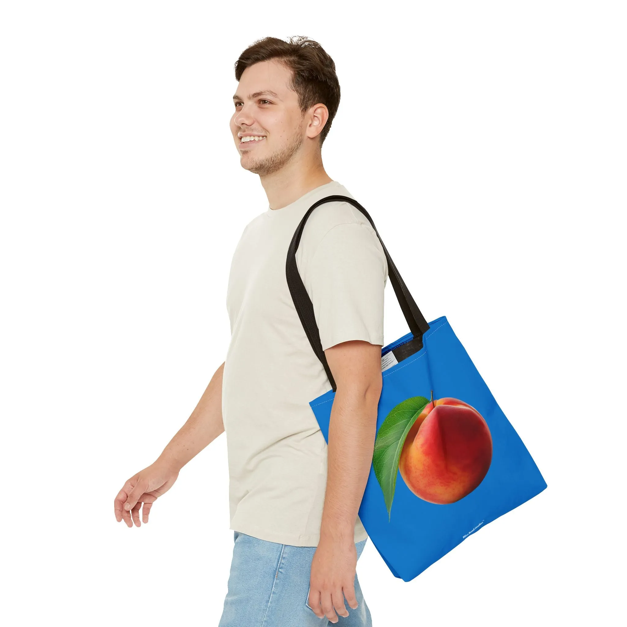 Juicy Gems Tote Bag - Celebrate Juicy Fruits with our Strawberry and Peach Tote! Available in 3 sizes.