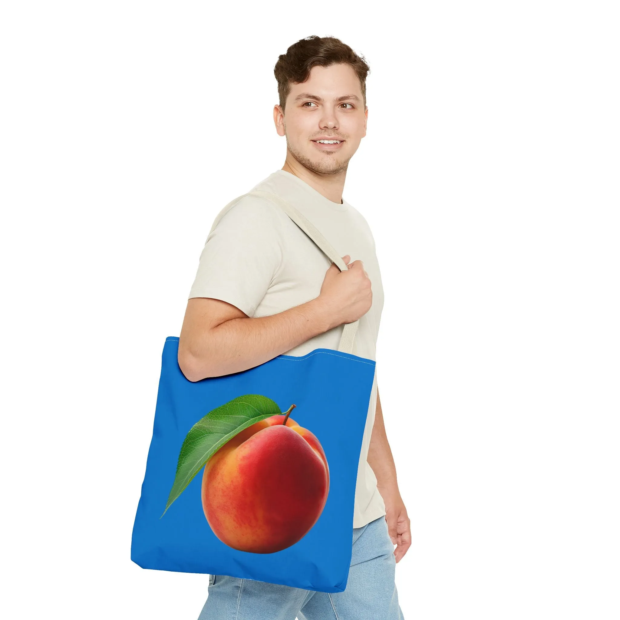 Juicy Gems Tote Bag - Celebrate Juicy Fruits with our Strawberry and Peach Tote! Available in 3 sizes.