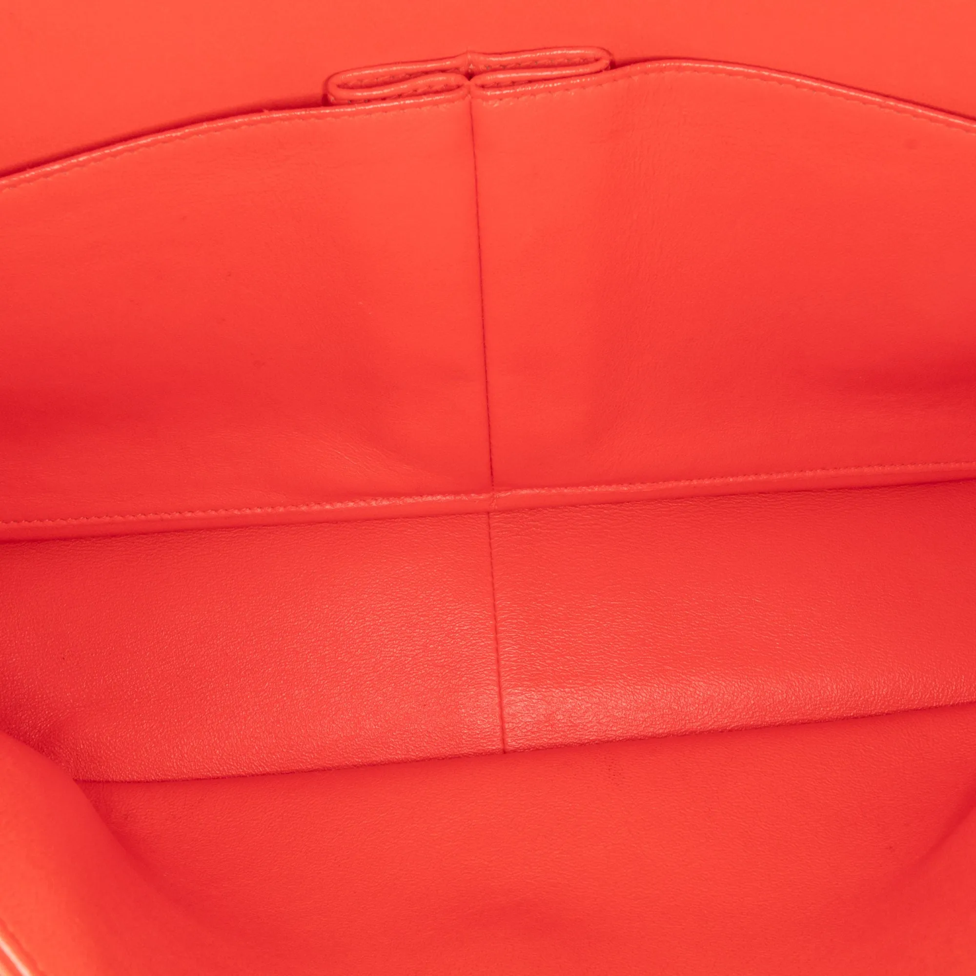 Jumbo Classic Patent Stiped Double Flap