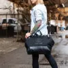 Klein Deluxe Tool Bag, Black Canvas, 13 Pockets, 18-Inch