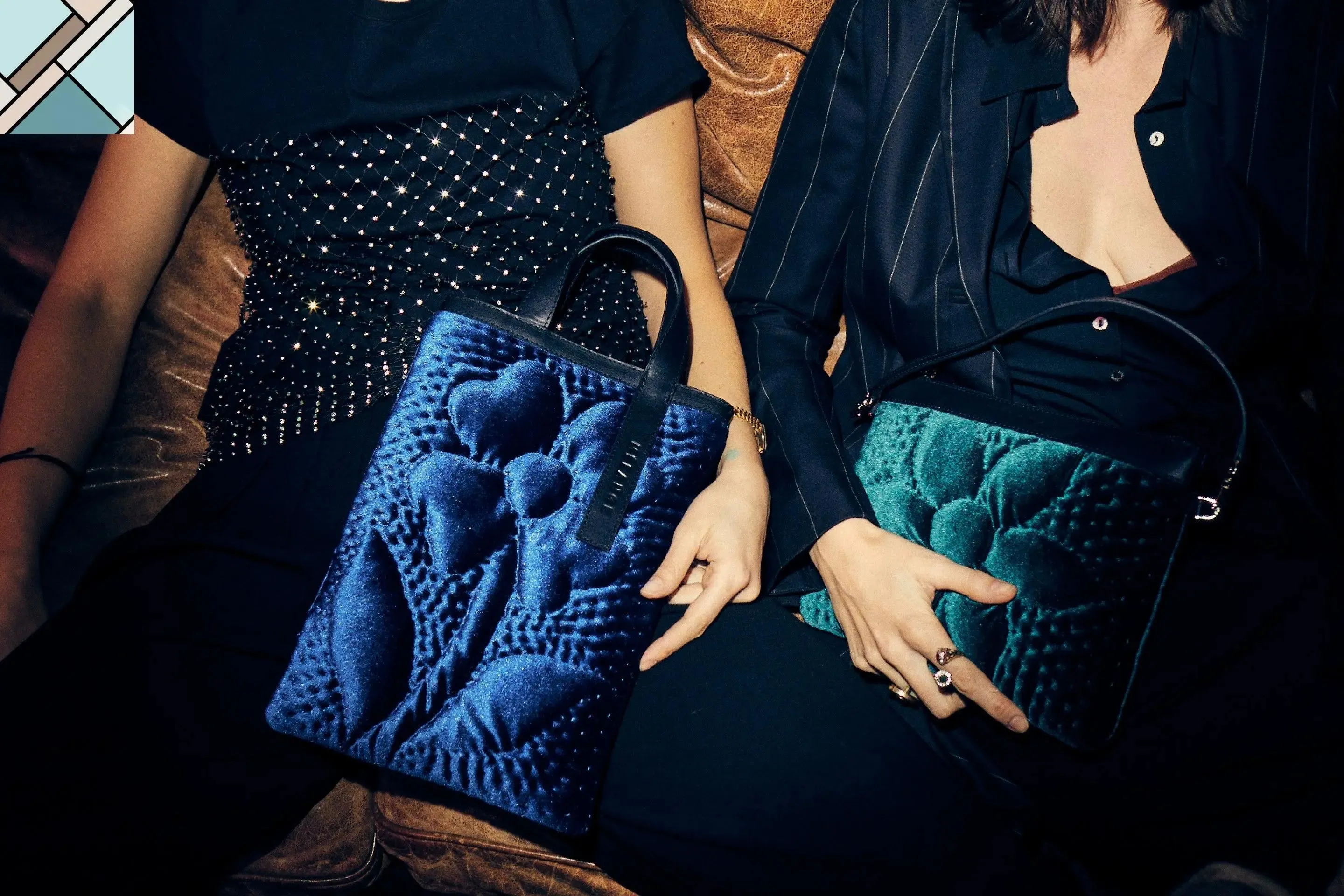 Şükran Mini Velvet  Pillow Bag