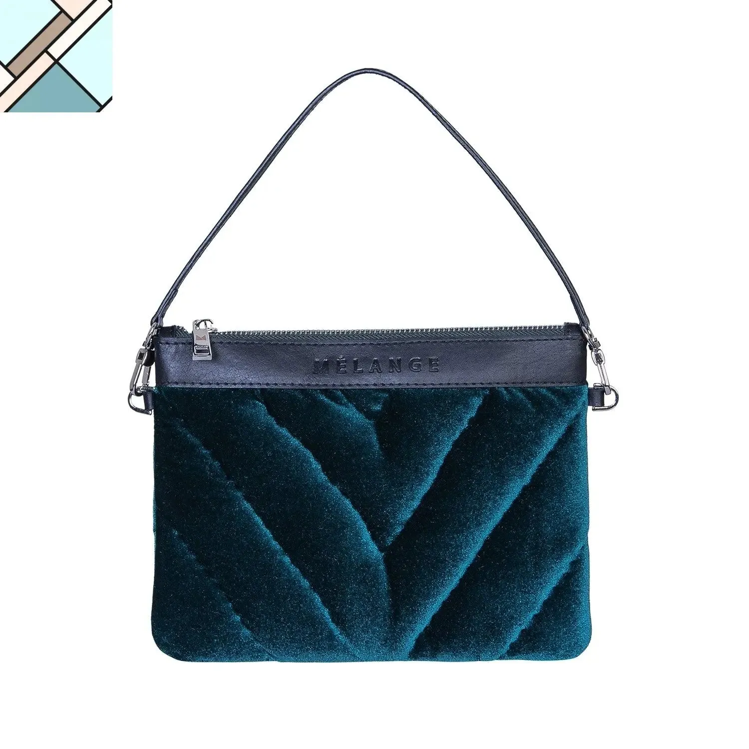 Şükran Mini Velvet  Shoulder Bag