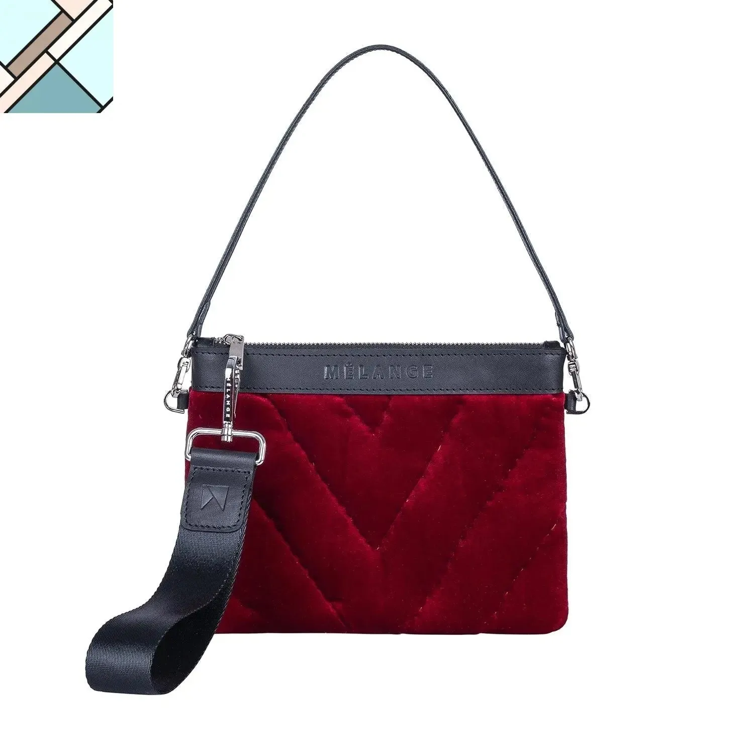 Şükran Mini Velvet  Shoulder Bag