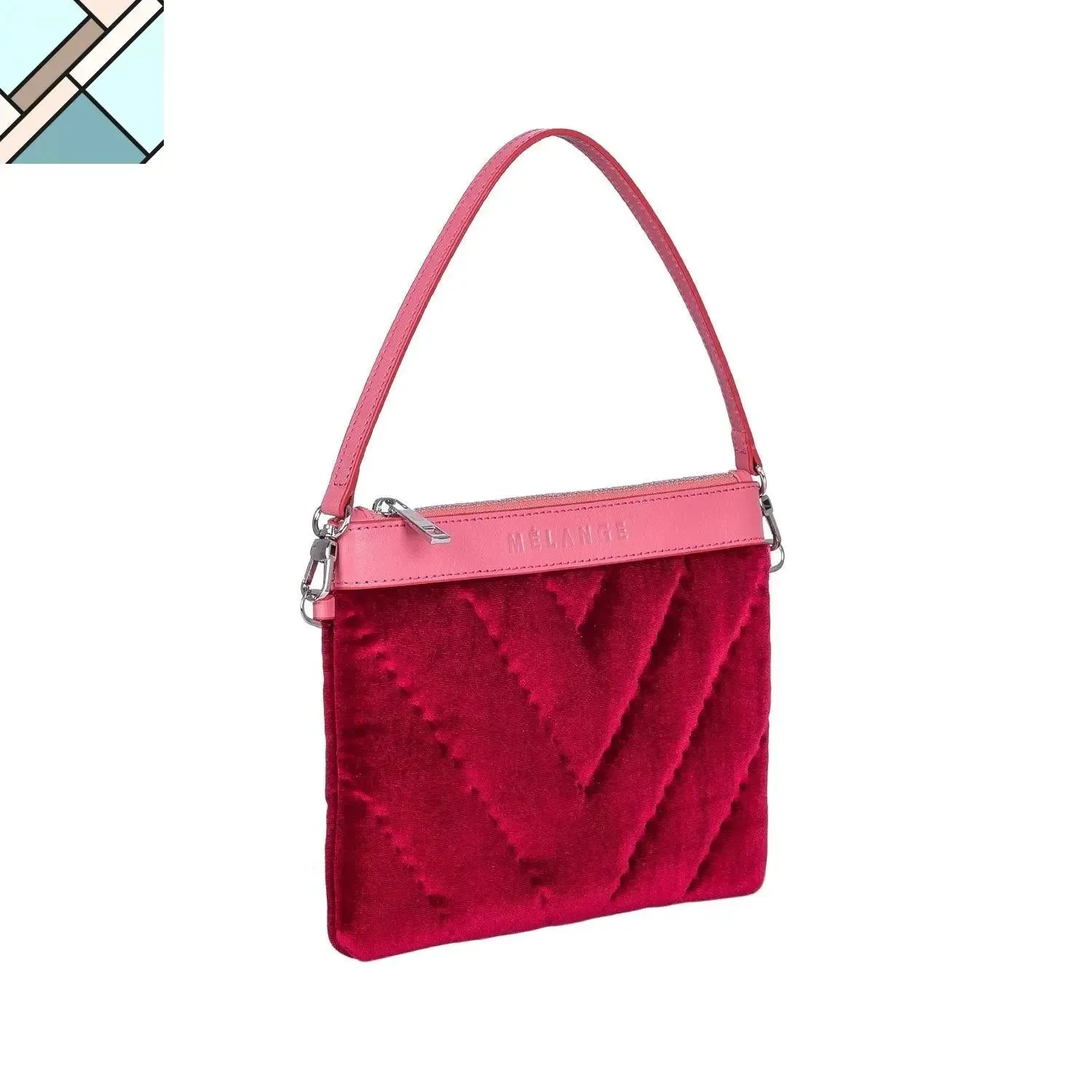 Şükran Mini Velvet  Shoulder Bag