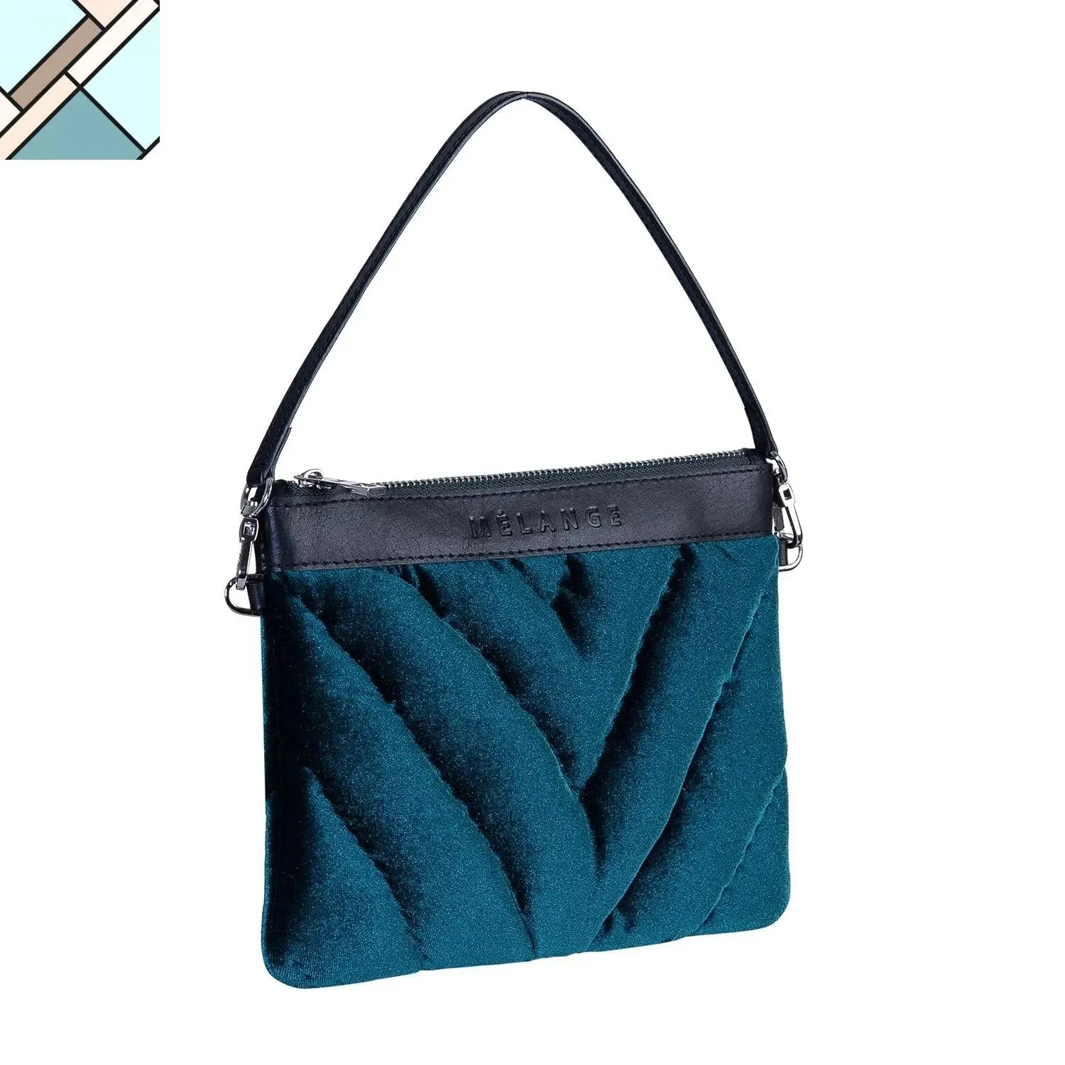 Şükran Mini Velvet  Shoulder Bag