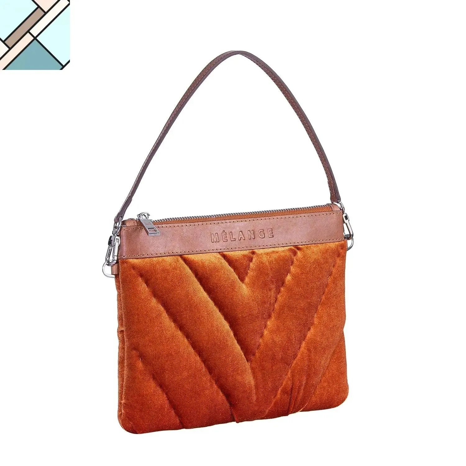 Şükran Mini Velvet  Shoulder Bag