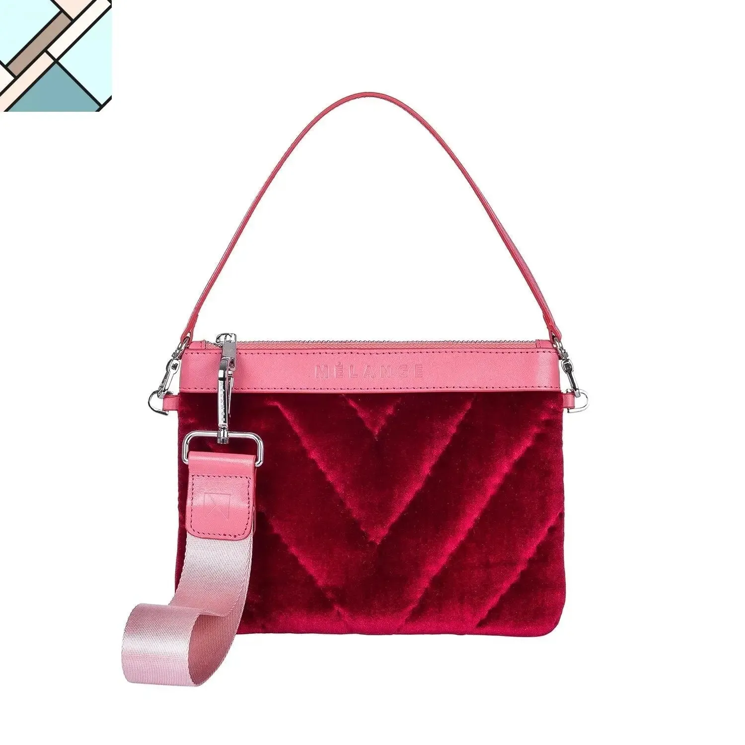 Şükran Mini Velvet  Shoulder Bag