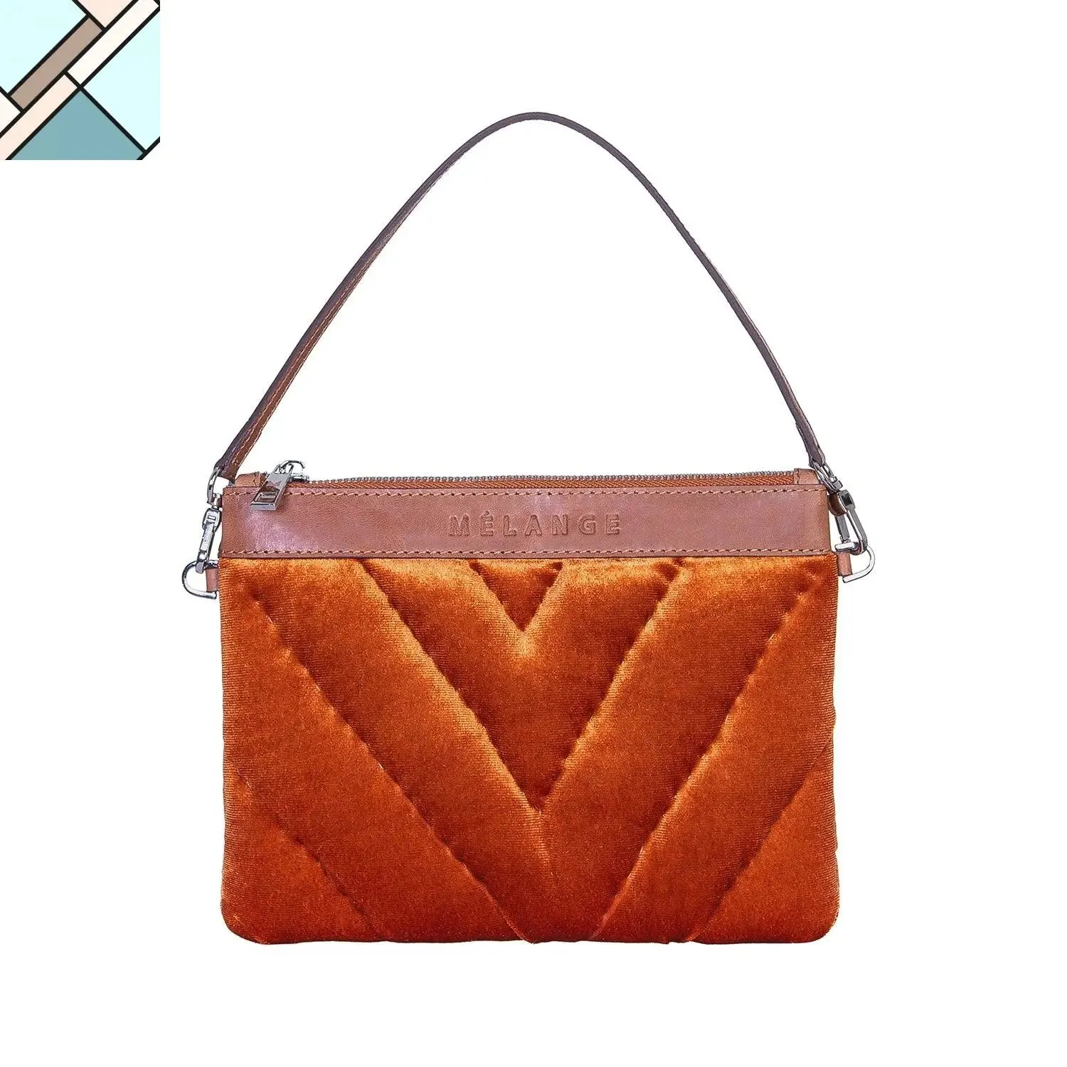 Şükran Mini Velvet  Shoulder Bag