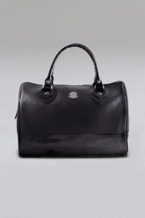 Patent Leather Shoulder Bags with Studs