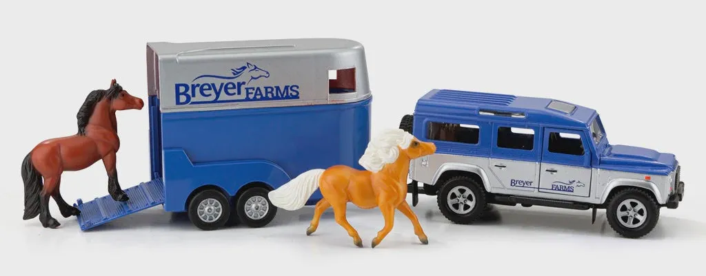 Land Rover® and Tag Along Horse Trailer