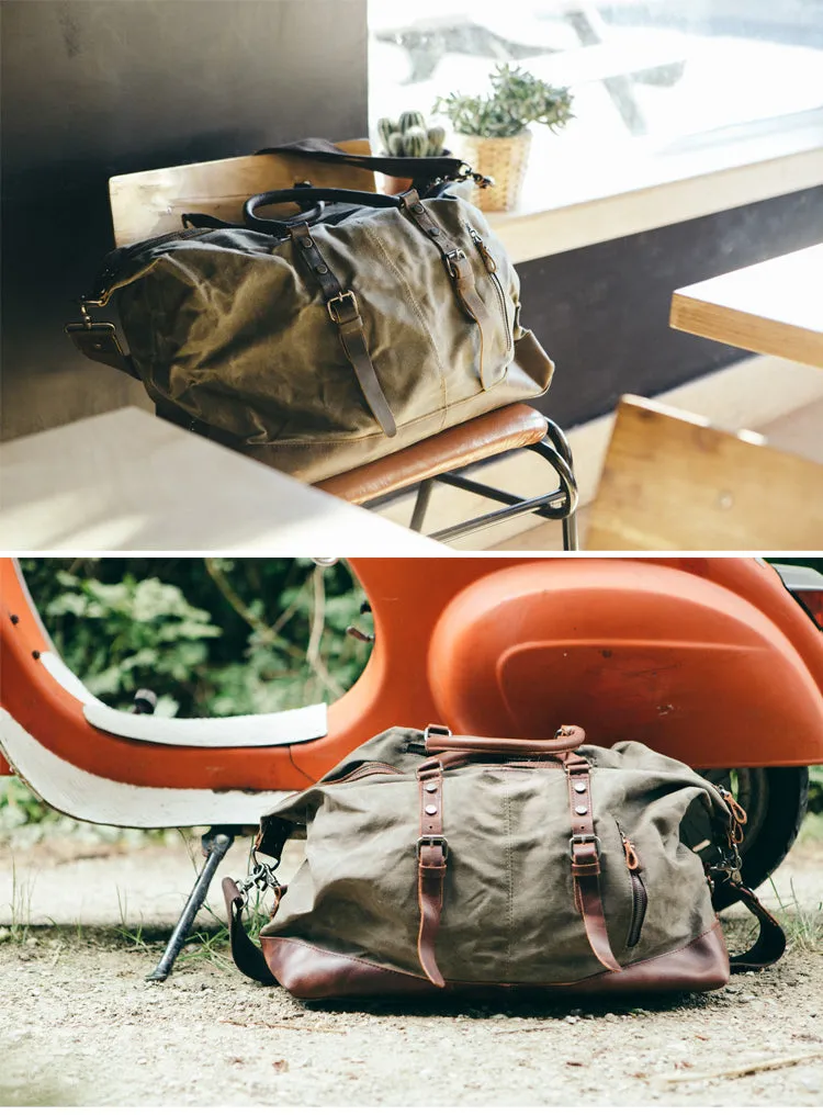 Large Canvas Duffel Bag
