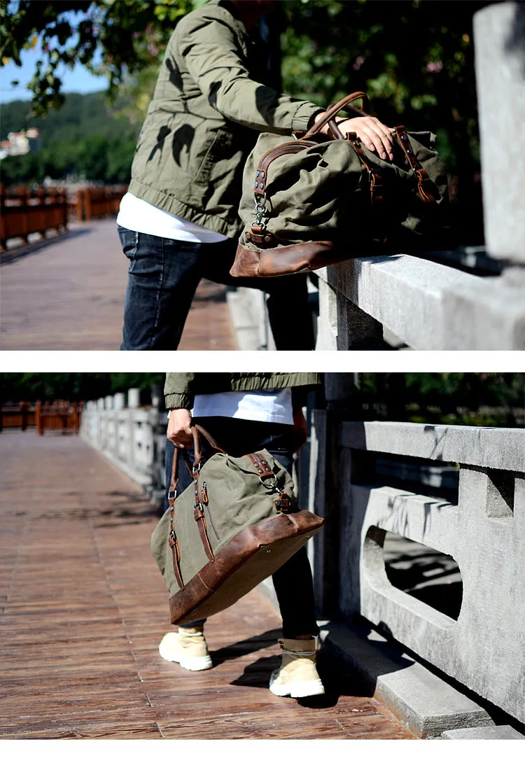 Large Canvas Duffel Bag