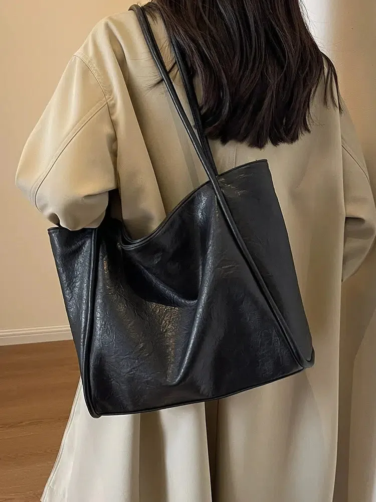 Large Leather Tote Bag
