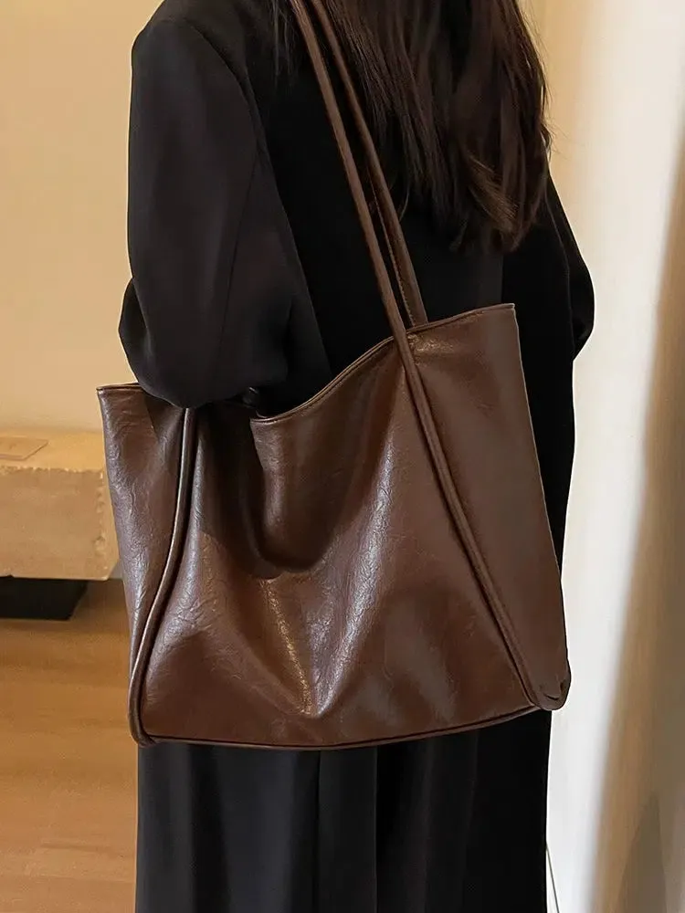 Large Leather Tote Bag