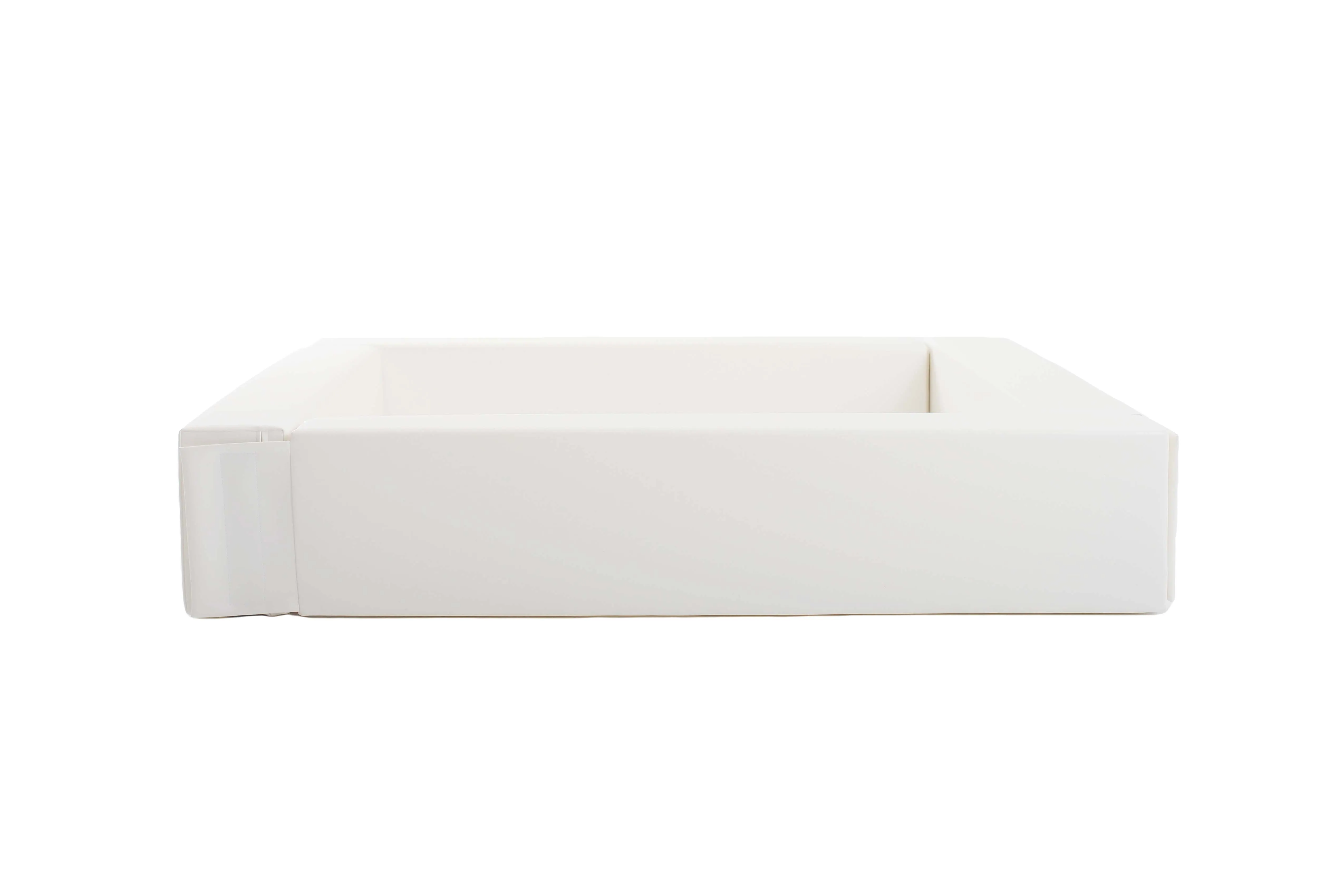 Large Montessori Ball Pit Soft Play Set | Ball Pool with Inner Floor Mat | 1.3m Square | White | 3m 