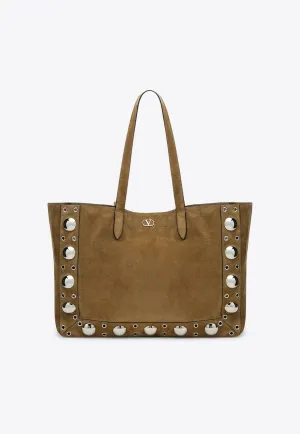 Large Nellcôte Suede Tote Bag