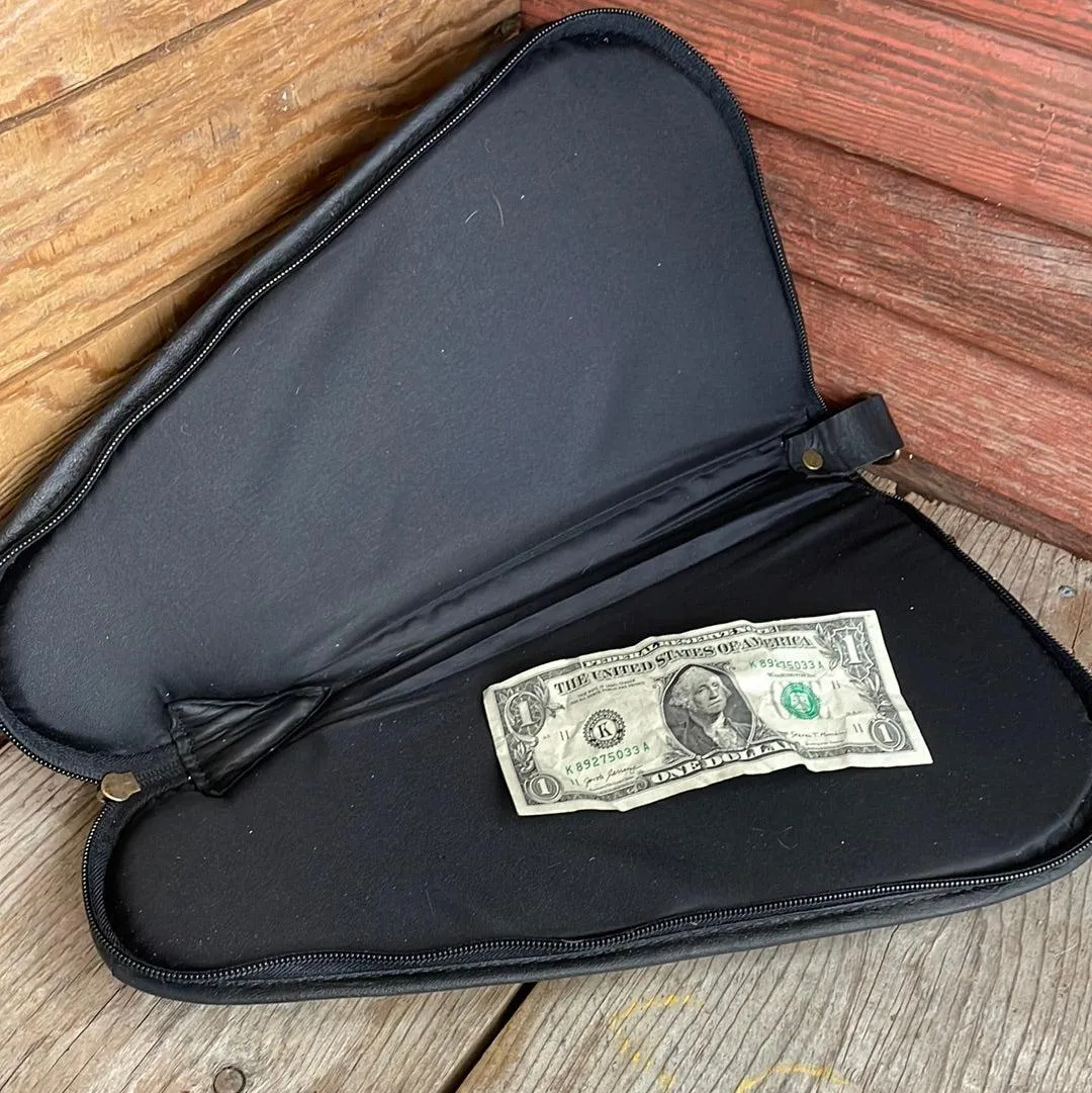 Large Pistol Case - Cowhide w/