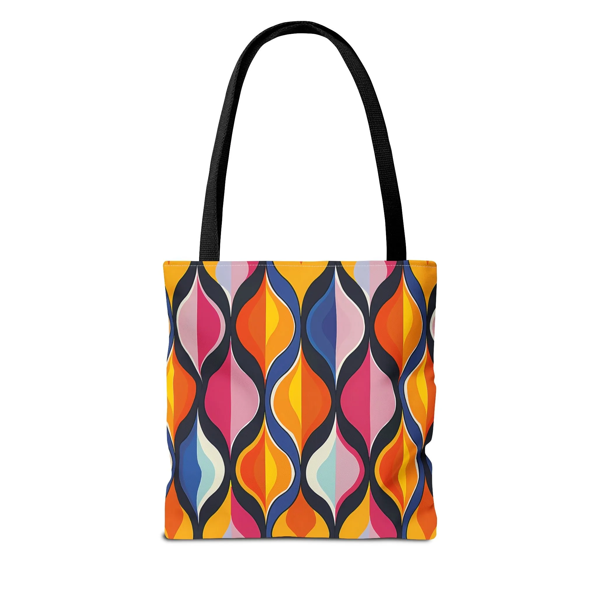 Lattice Dreams Tote Bag - Bring Retro Vibes to Life with Every Step! Available in 3 sizes.lable in 3 sizes.