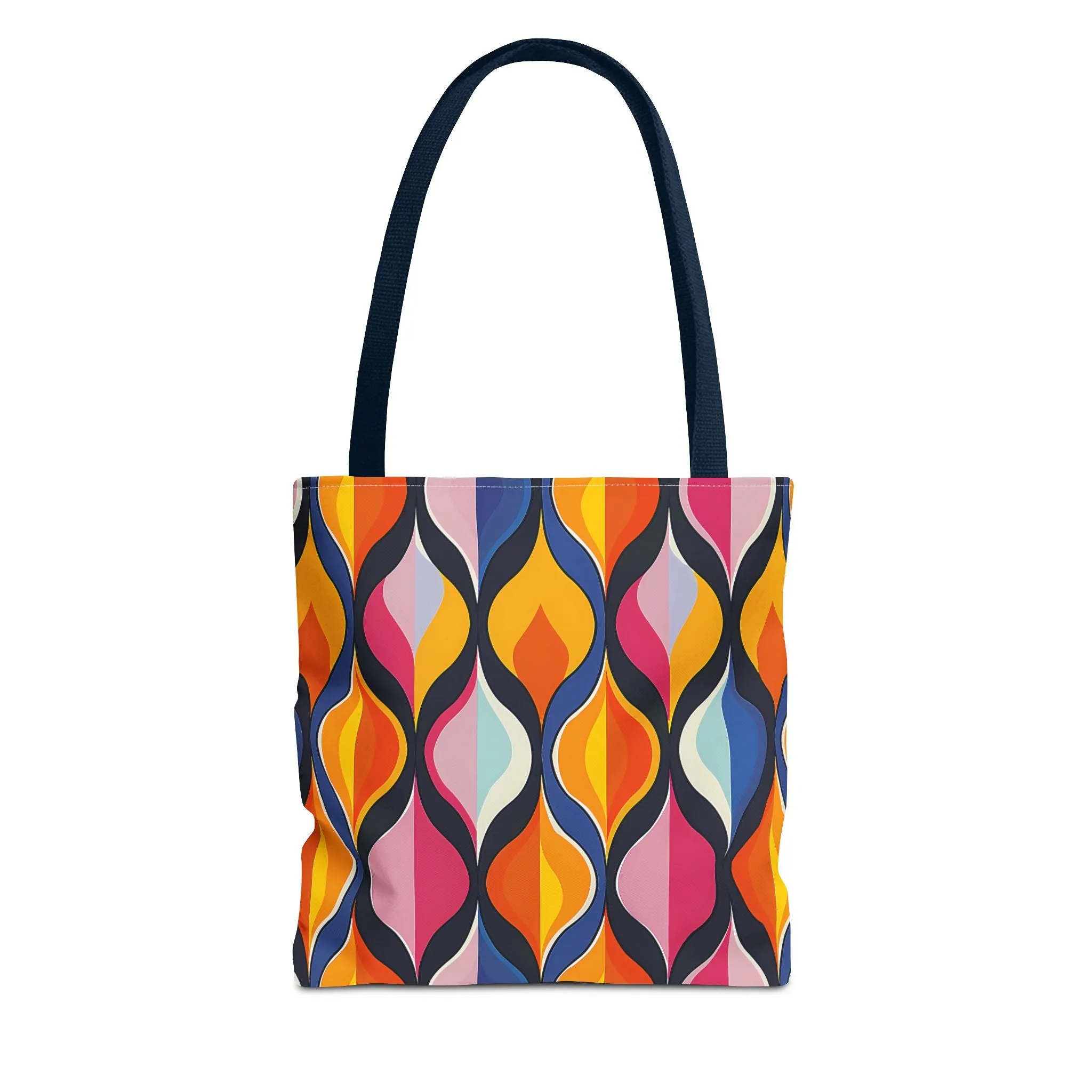 Lattice Dreams Tote Bag - Bring Retro Vibes to Life with Every Step! Available in 3 sizes.lable in 3 sizes.