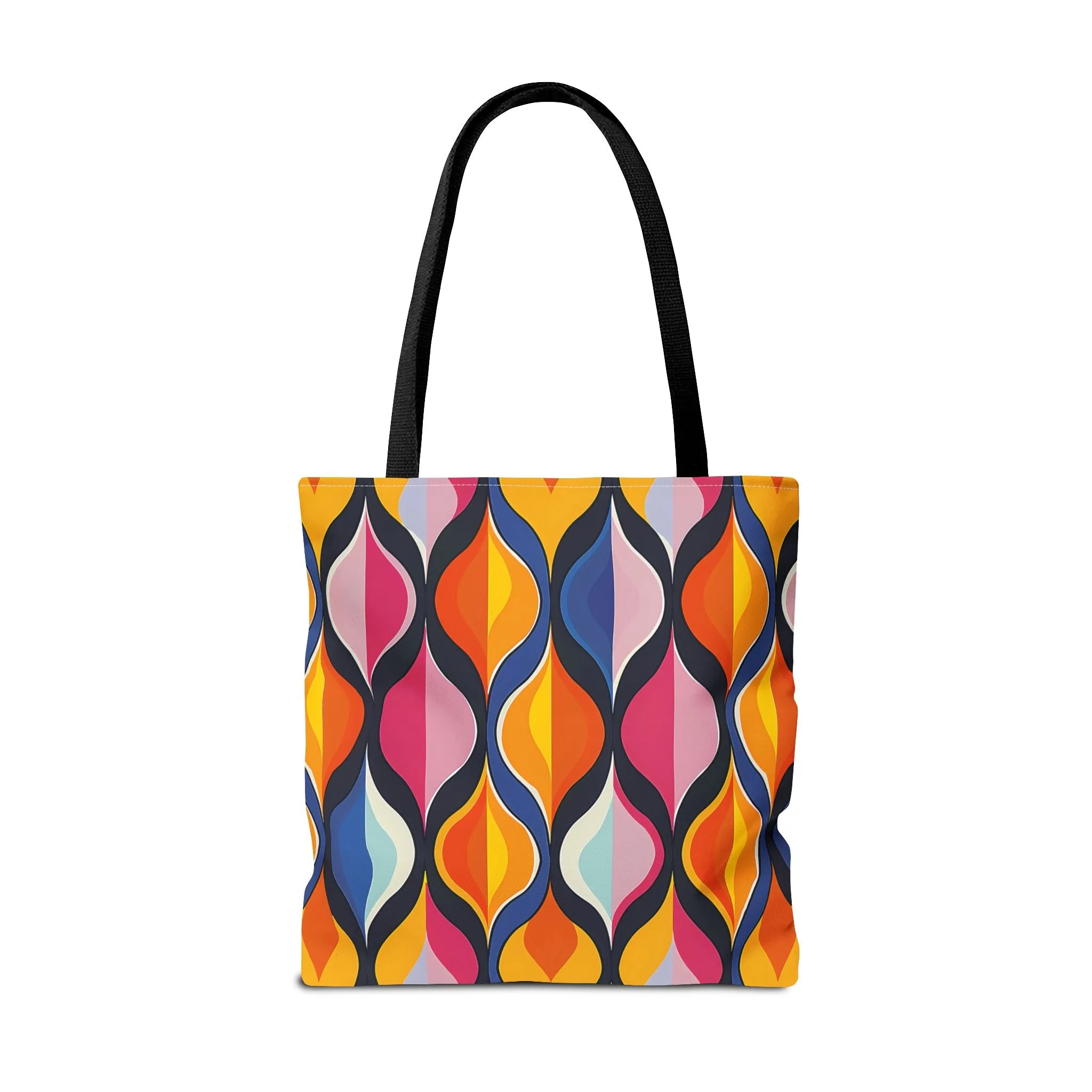 Lattice Dreams Tote Bag - Bring Retro Vibes to Life with Every Step! Available in 3 sizes.lable in 3 sizes.