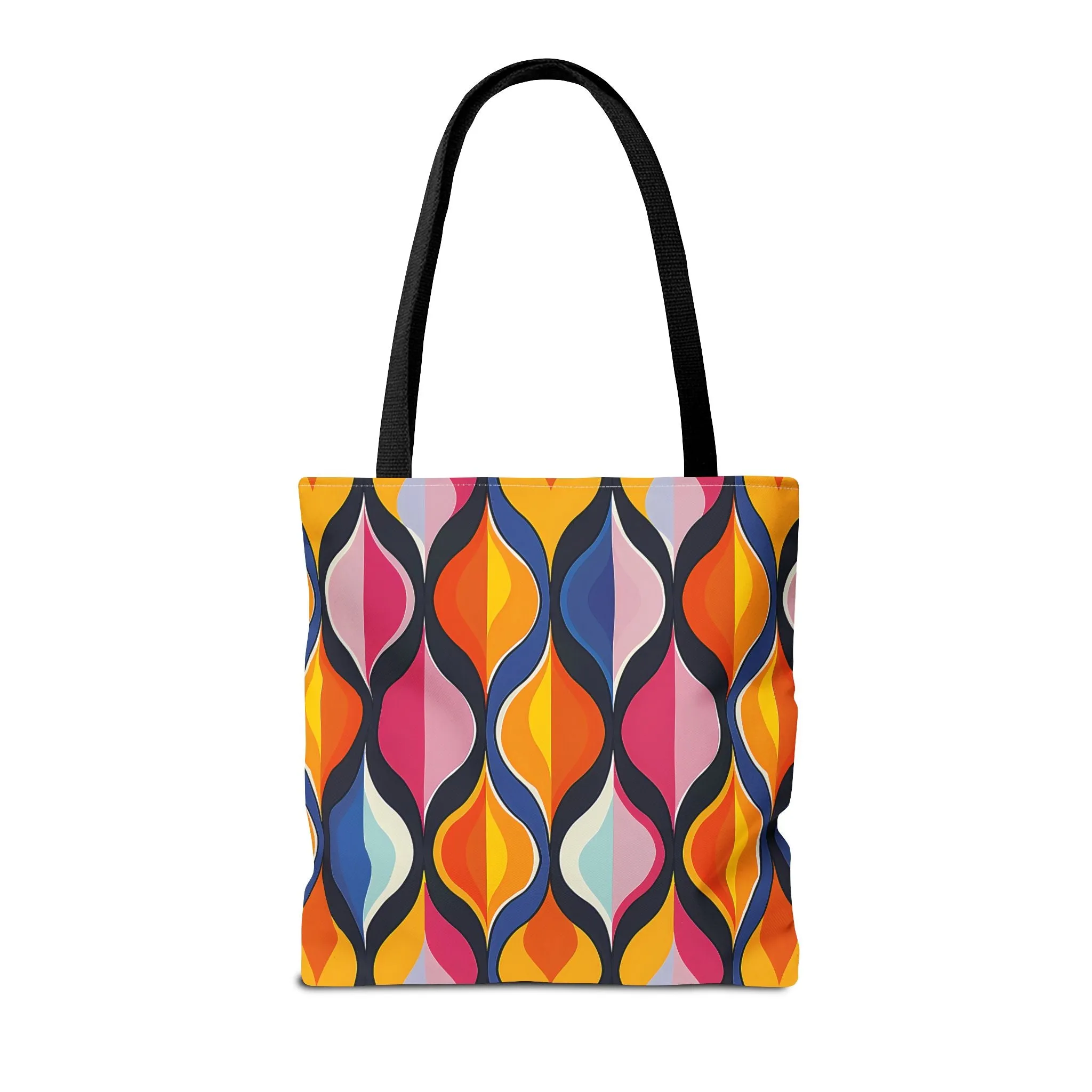 Lattice Dreams Tote Bag - Bring Retro Vibes to Life with Every Step! Available in 3 sizes.lable in 3 sizes.