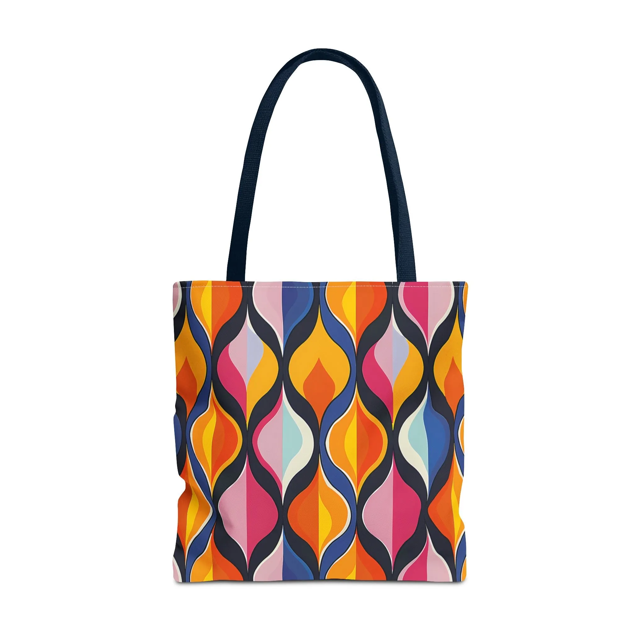 Lattice Dreams Tote Bag - Bring Retro Vibes to Life with Every Step! Available in 3 sizes.lable in 3 sizes.