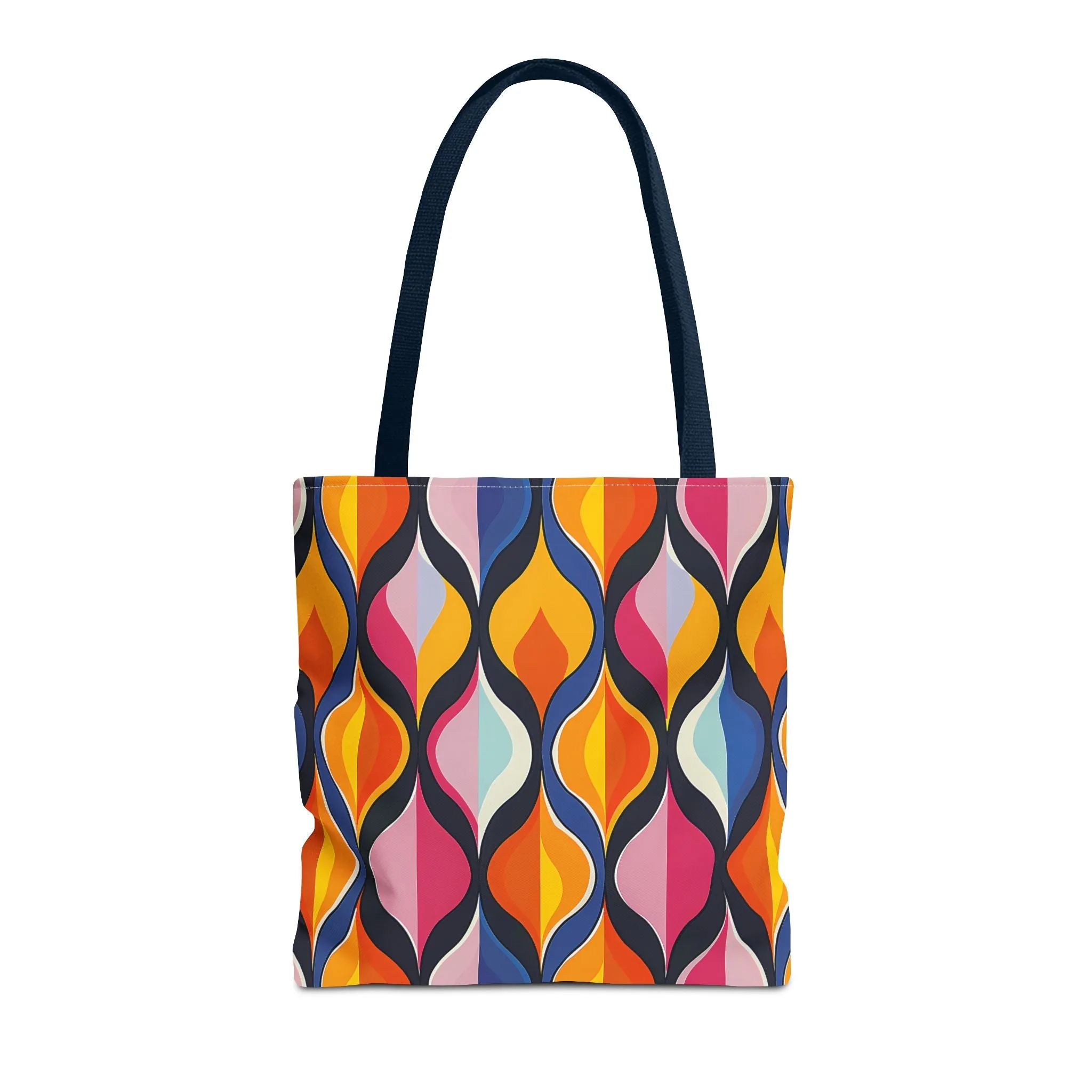 Lattice Dreams Tote Bag - Bring Retro Vibes to Life with Every Step! Available in 3 sizes.lable in 3 sizes.