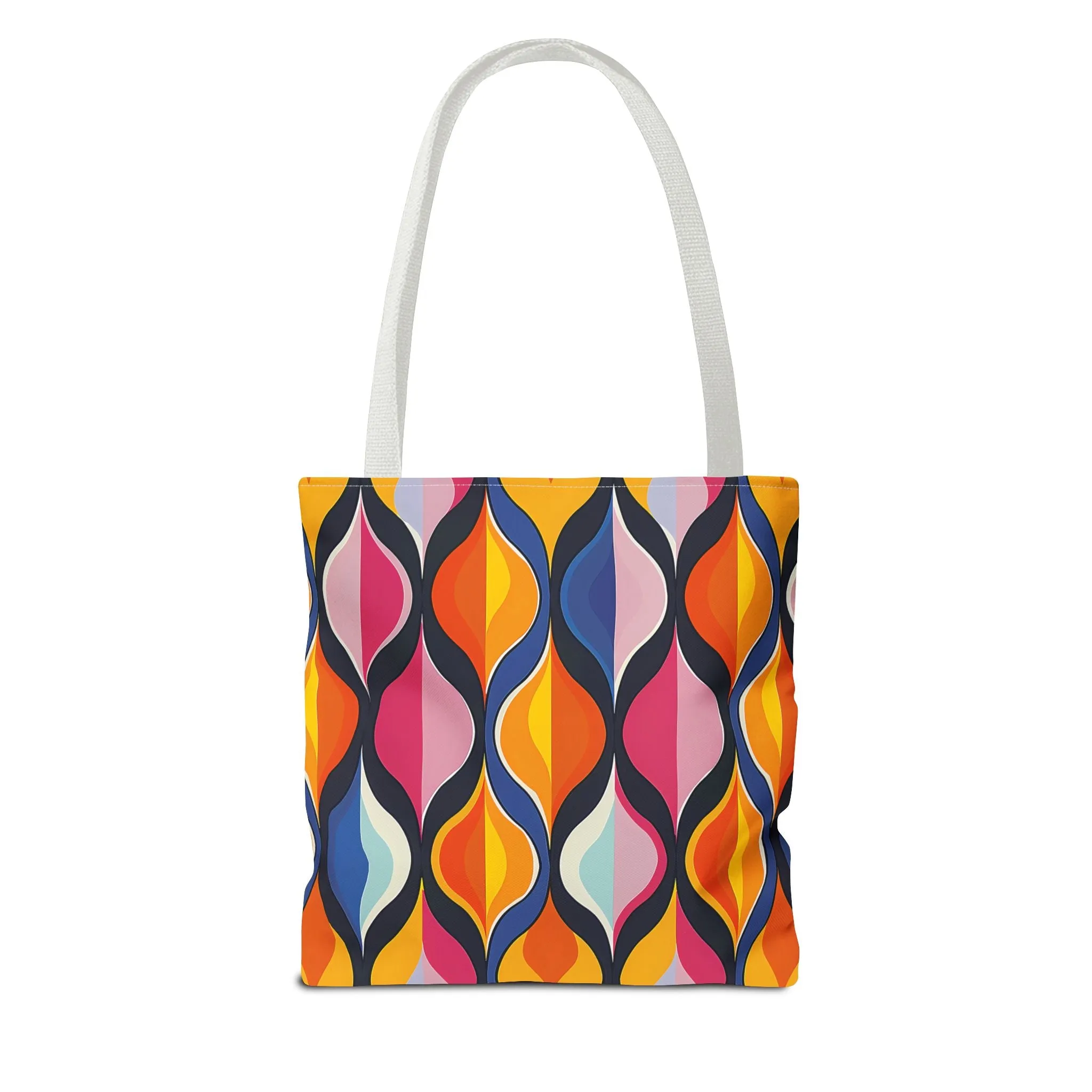 Lattice Dreams Tote Bag - Bring Retro Vibes to Life with Every Step! Available in 3 sizes.lable in 3 sizes.