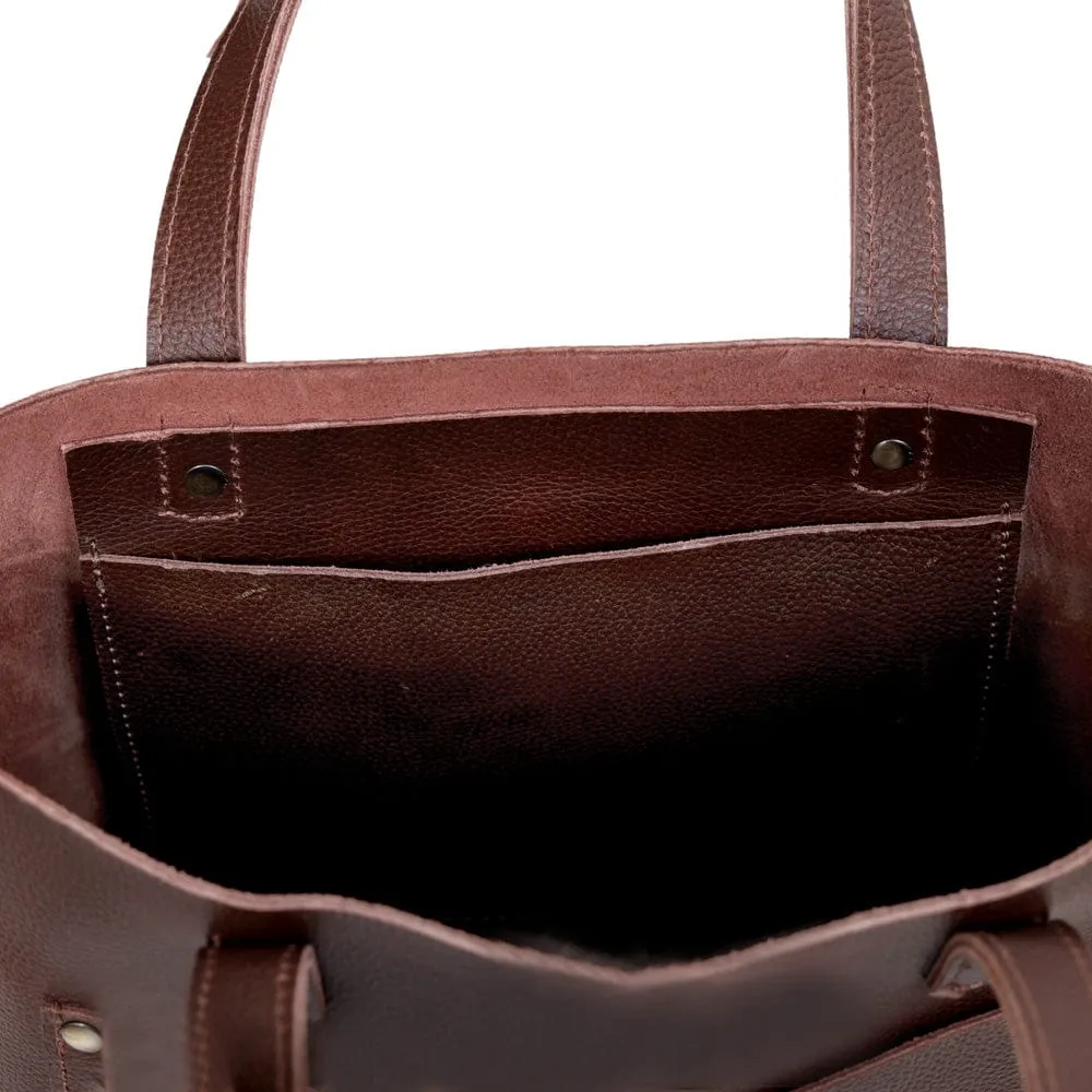 Layla Handcrafted Leather Tote