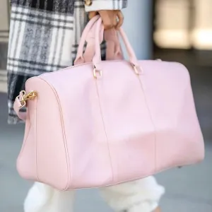 Leather Around Duffel Bag