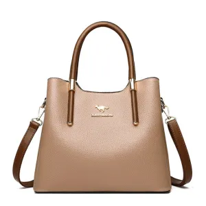 Leather Casual Crossbody Bags for Women 2020 Ladies Luxury Designer Tote Handbag Top-Handle High Quality Shoulder Bag Sac A Main