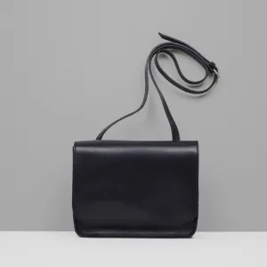 leather shoulder S1 Bag in black