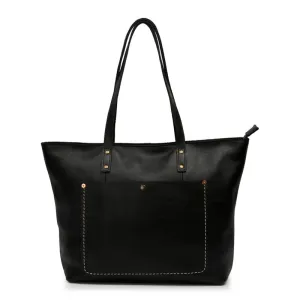 Leather Tote Bag - Handcrafted Full-Grain Leather