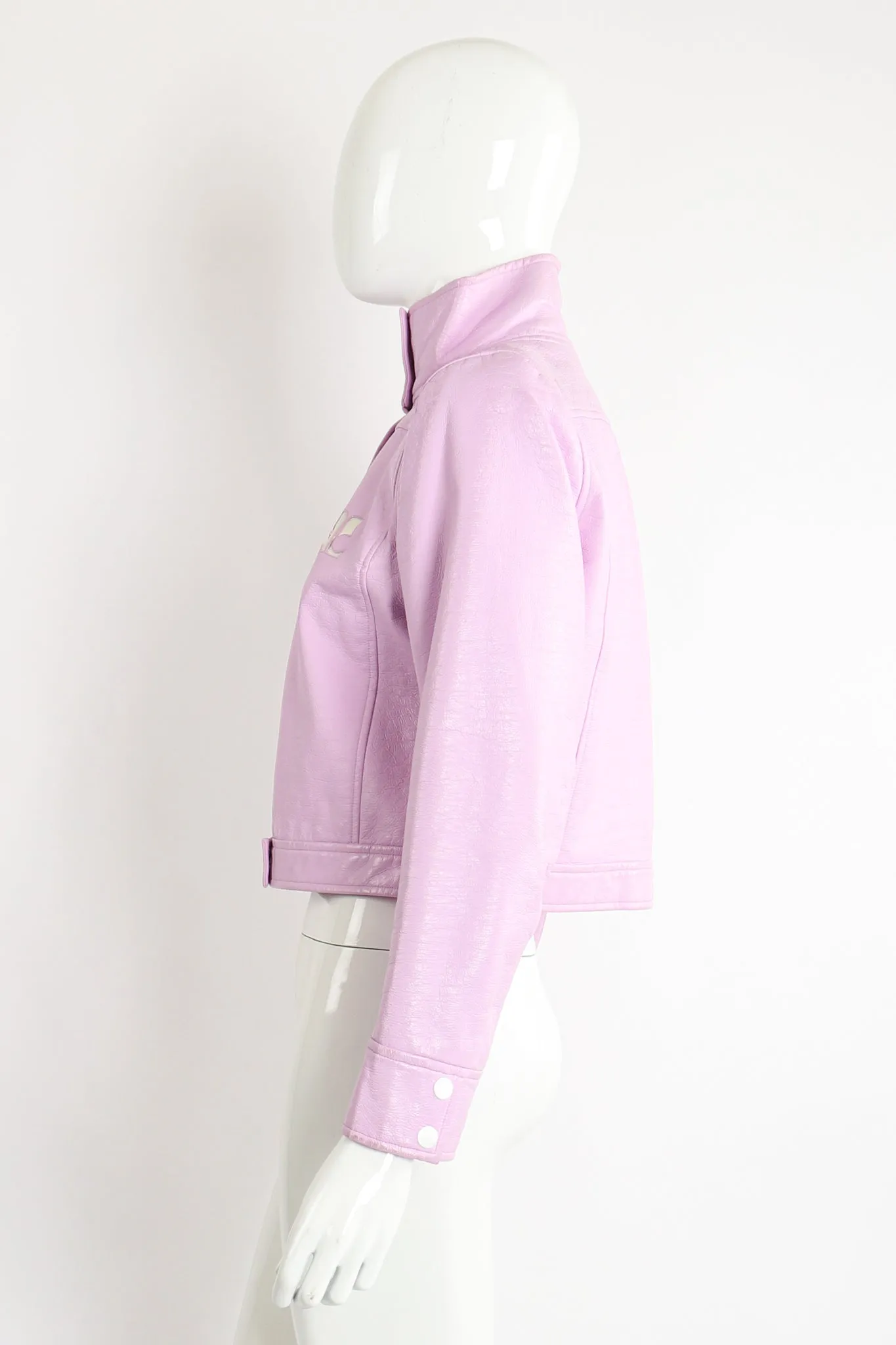 Lilac Patent Jacket