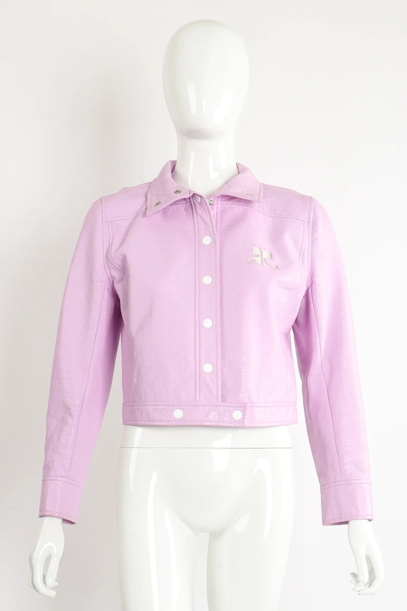 Lilac Patent Jacket
