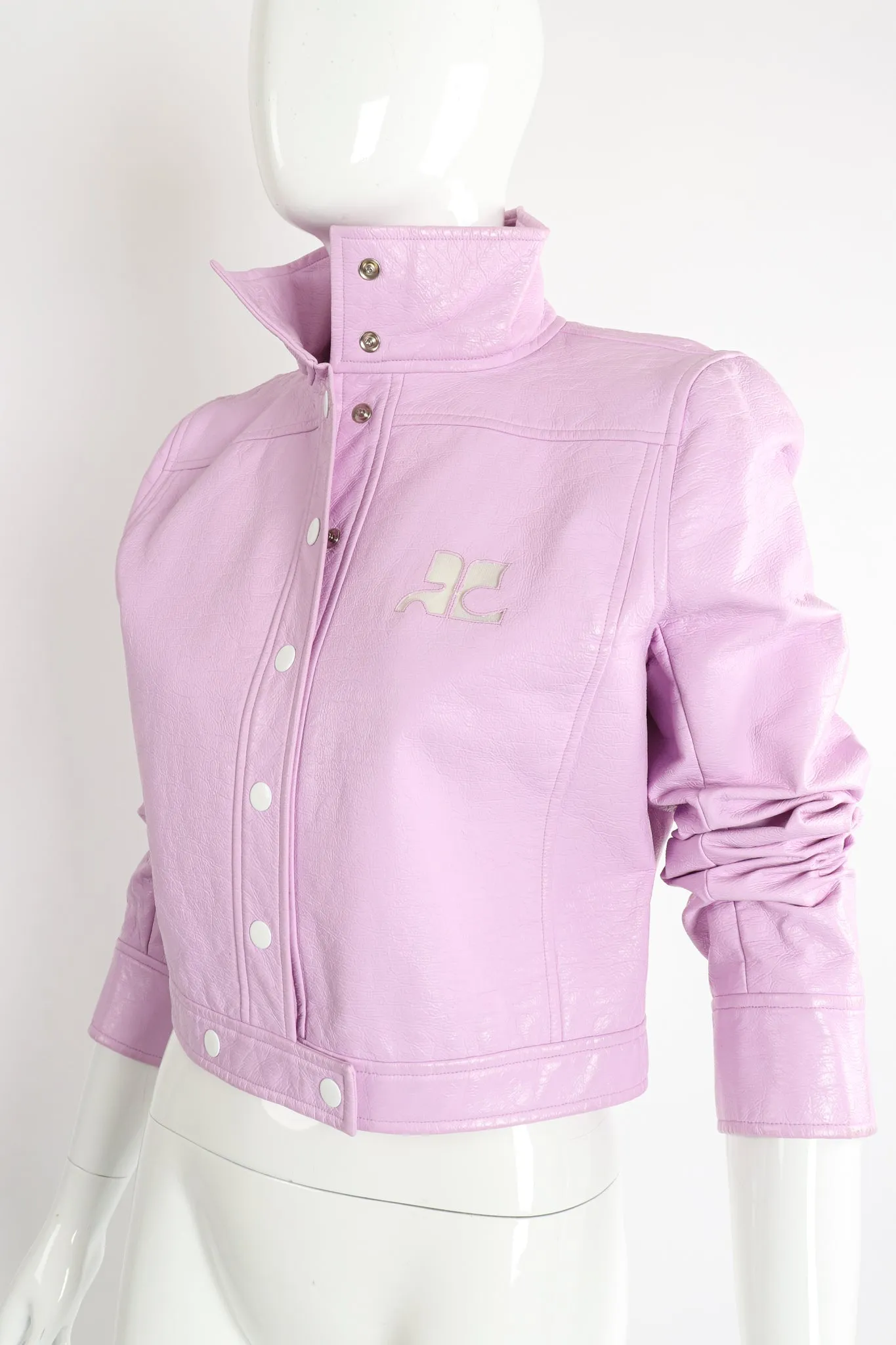 Lilac Patent Jacket