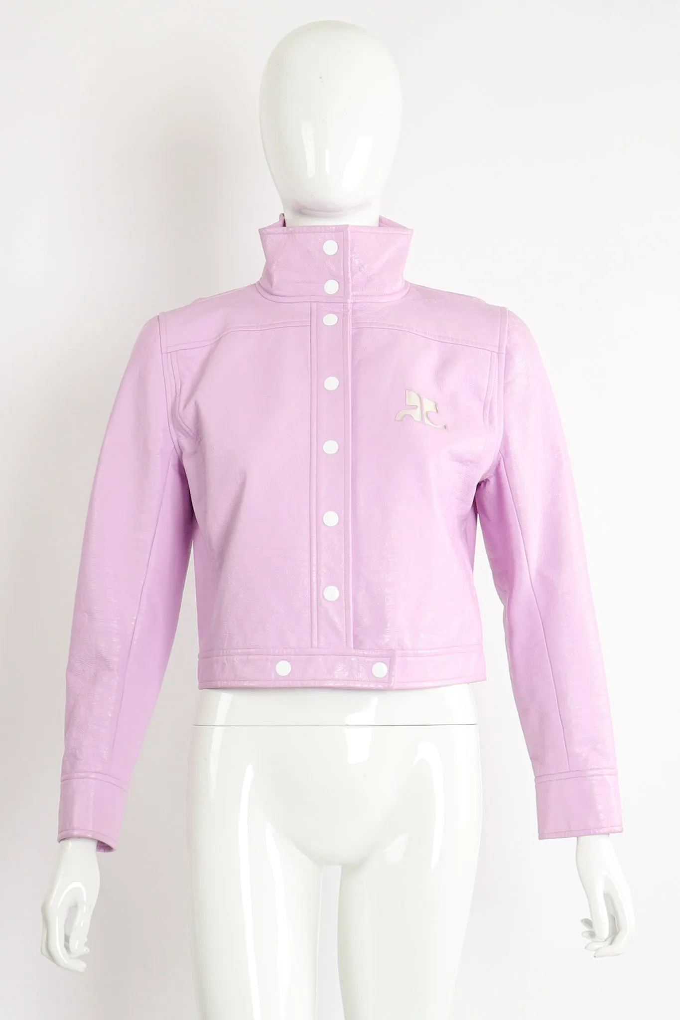 Lilac Patent Jacket