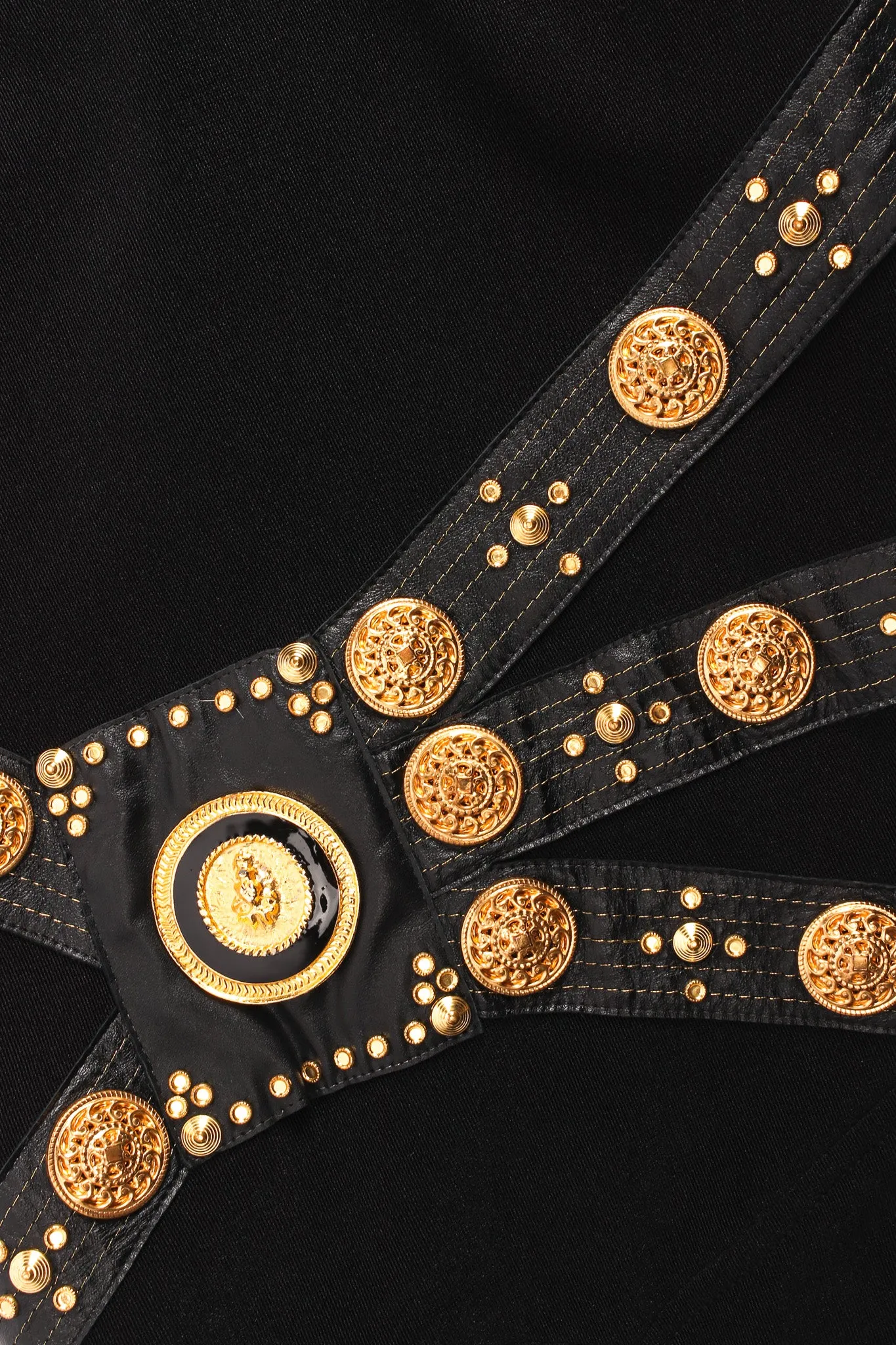 Lion Emblem & Coin Bodycon Dress