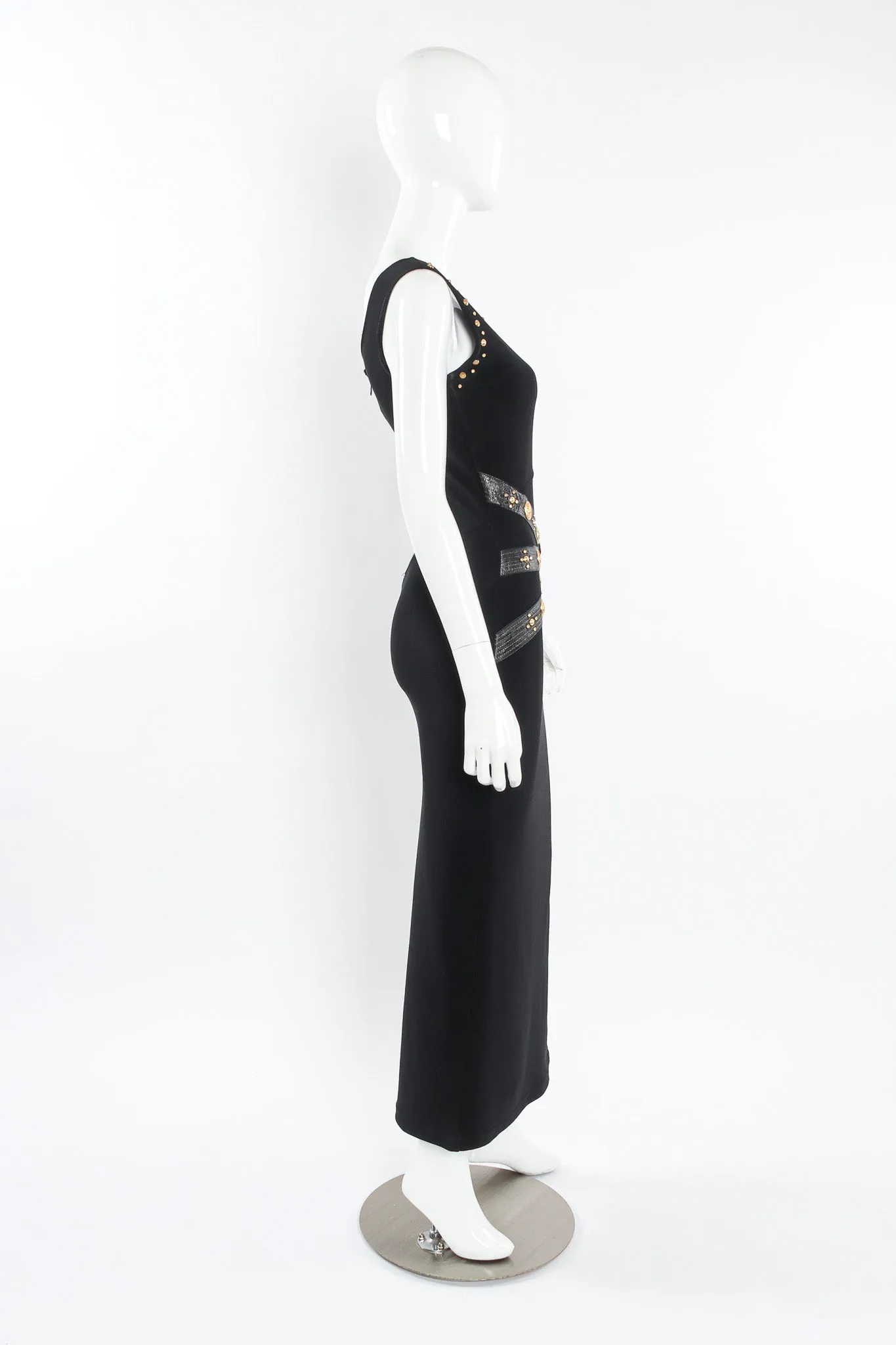Lion Emblem & Coin Bodycon Dress