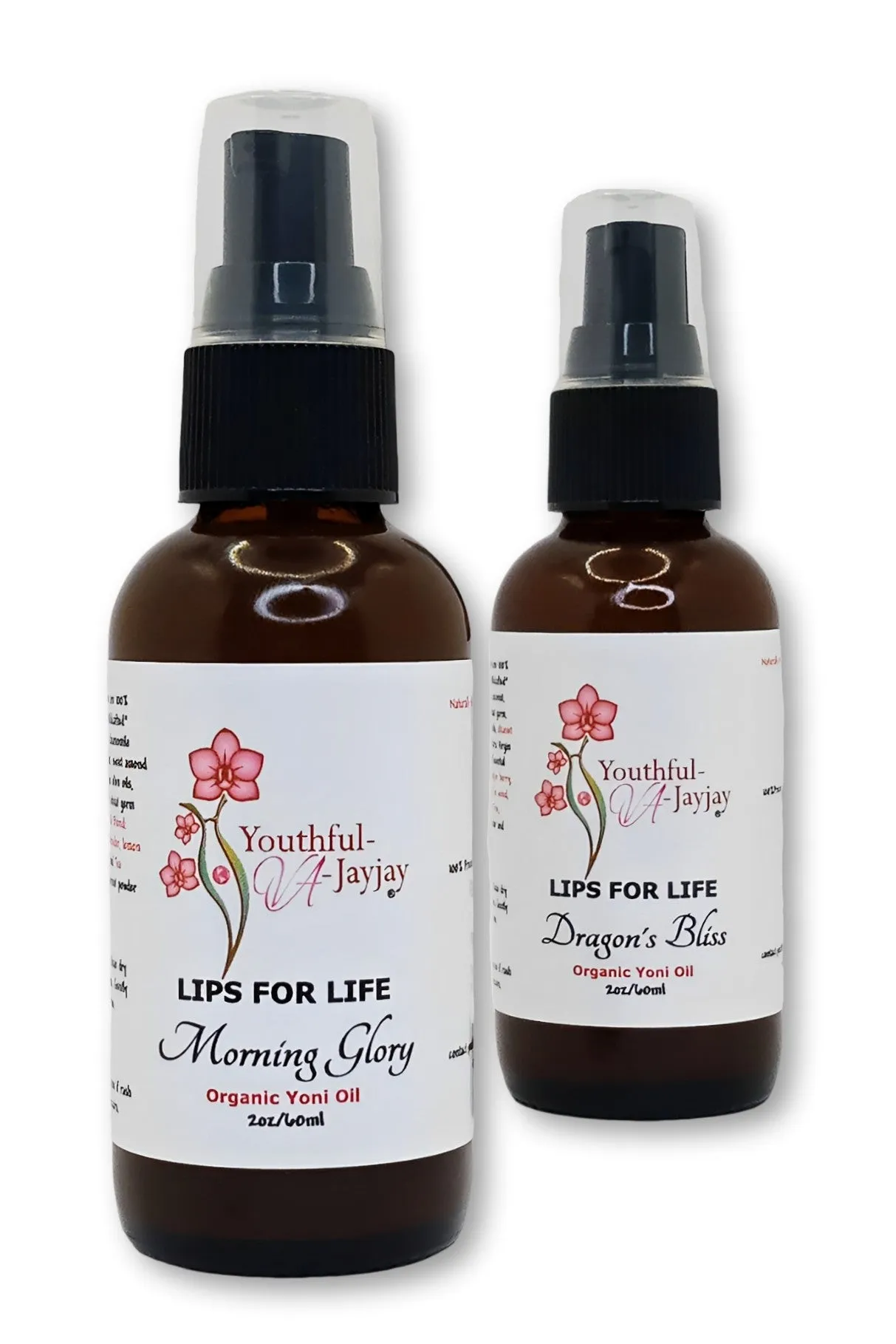 LIPS FOR LIFE: Morning Glory Yoni Oil- Organic, Handcrafted, 2oz.