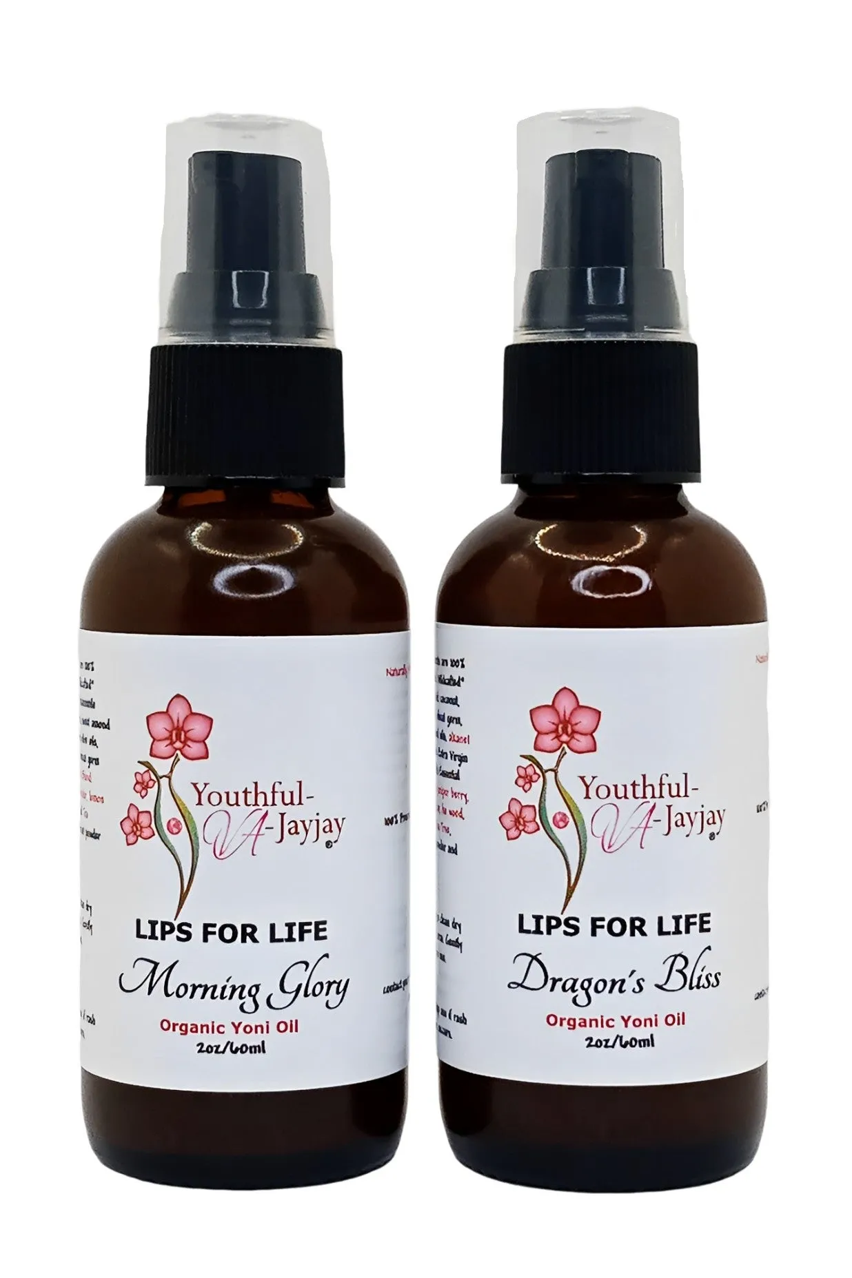 LIPS FOR LIFE: Morning Glory Yoni Oil- Organic, Handcrafted, 2oz.